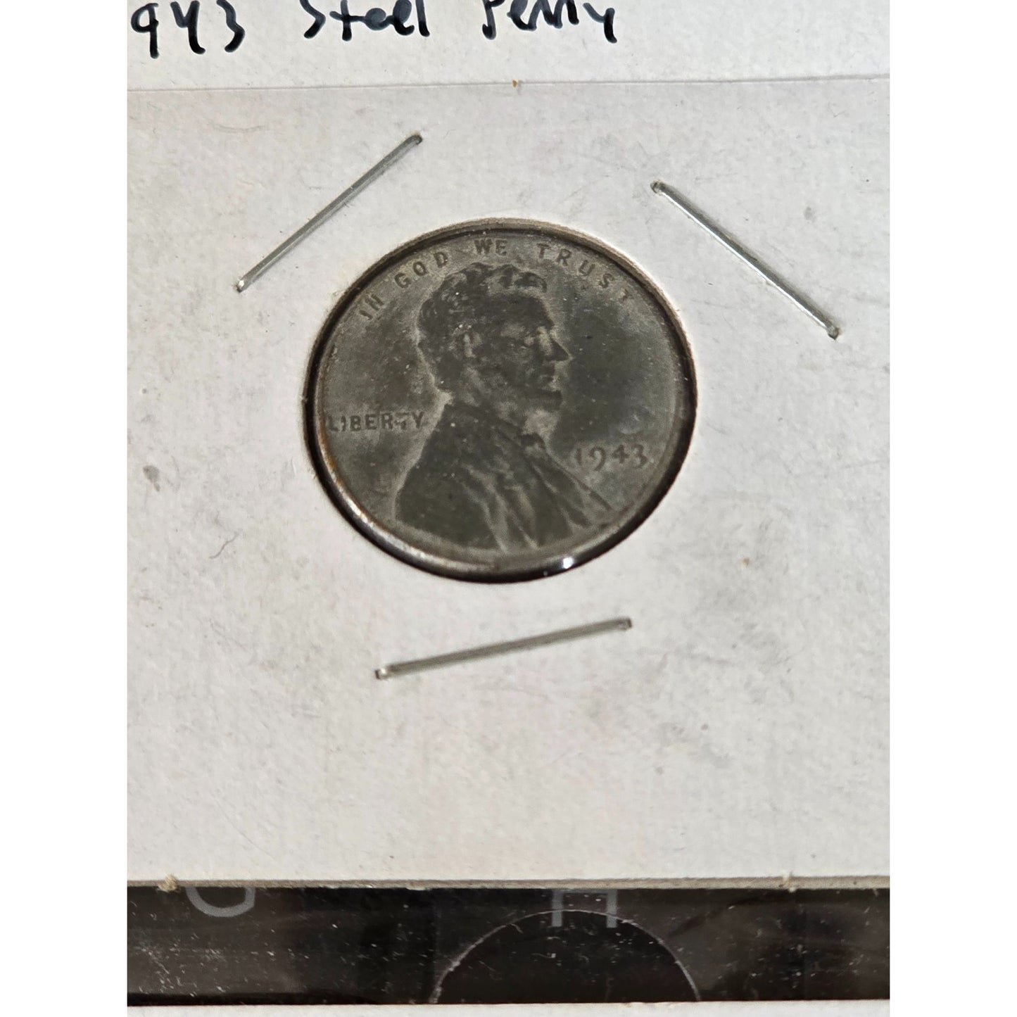 1943 Steel Penny Set Of 4 Coins In Protective Holders