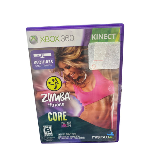 Zumba Fitness Core Xbox 360 Game Kinect Required Party Your Abs Off