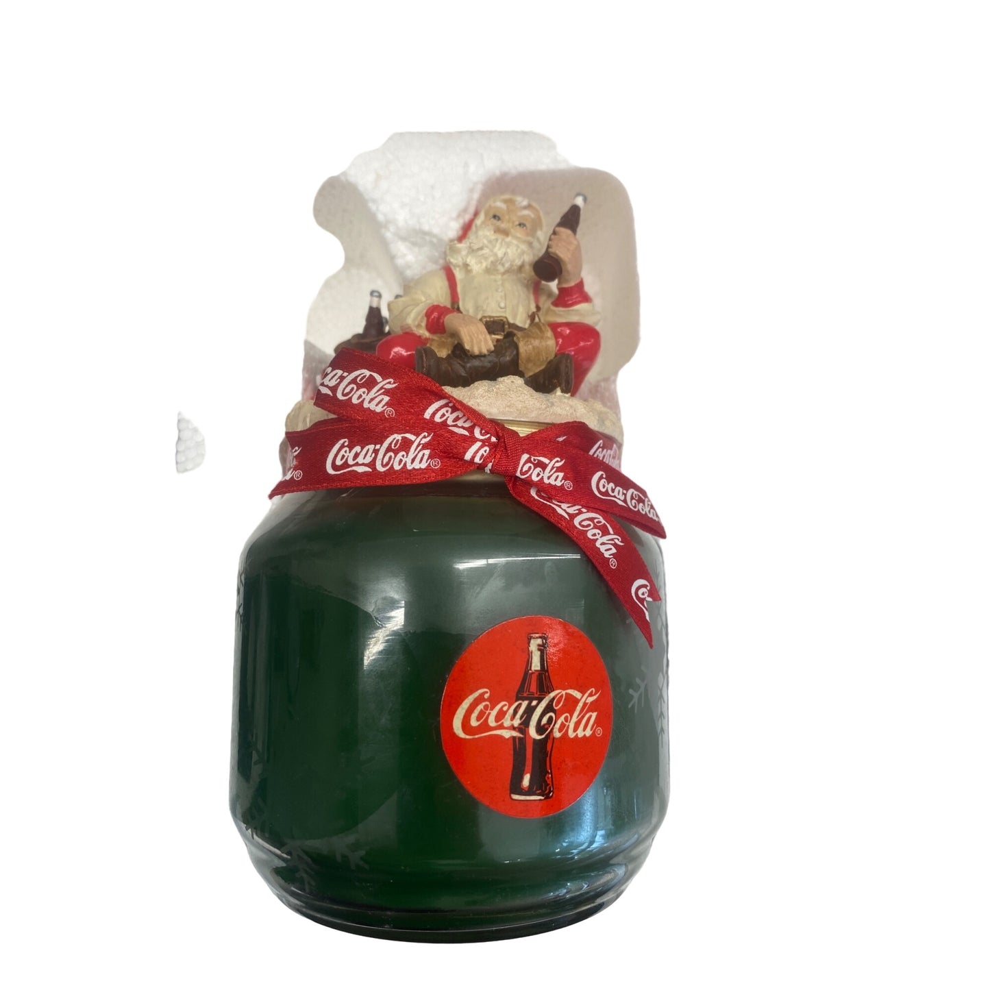 Coca-Cola Brand Santa Claus Holiday Candle