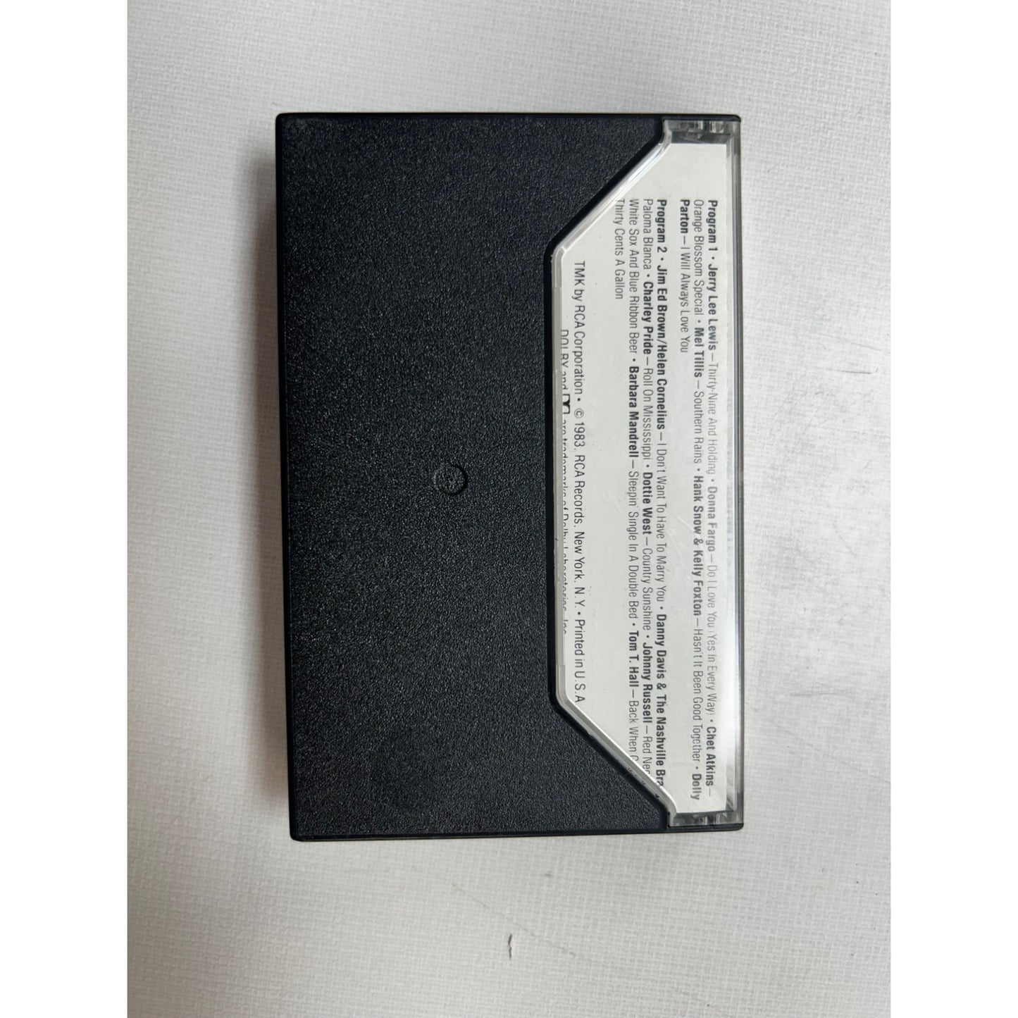 Set Of 3 Country Music Cassette Tapes - All-Star Country Mostly Texas By Bart Trotter GPX Karaoke Sound Choice