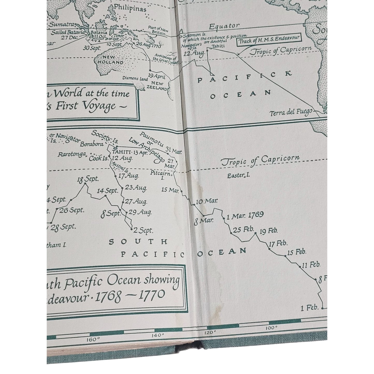 Captain Cook And The South Pacific Book By John Gwyther 1954 Edition Illustrated
