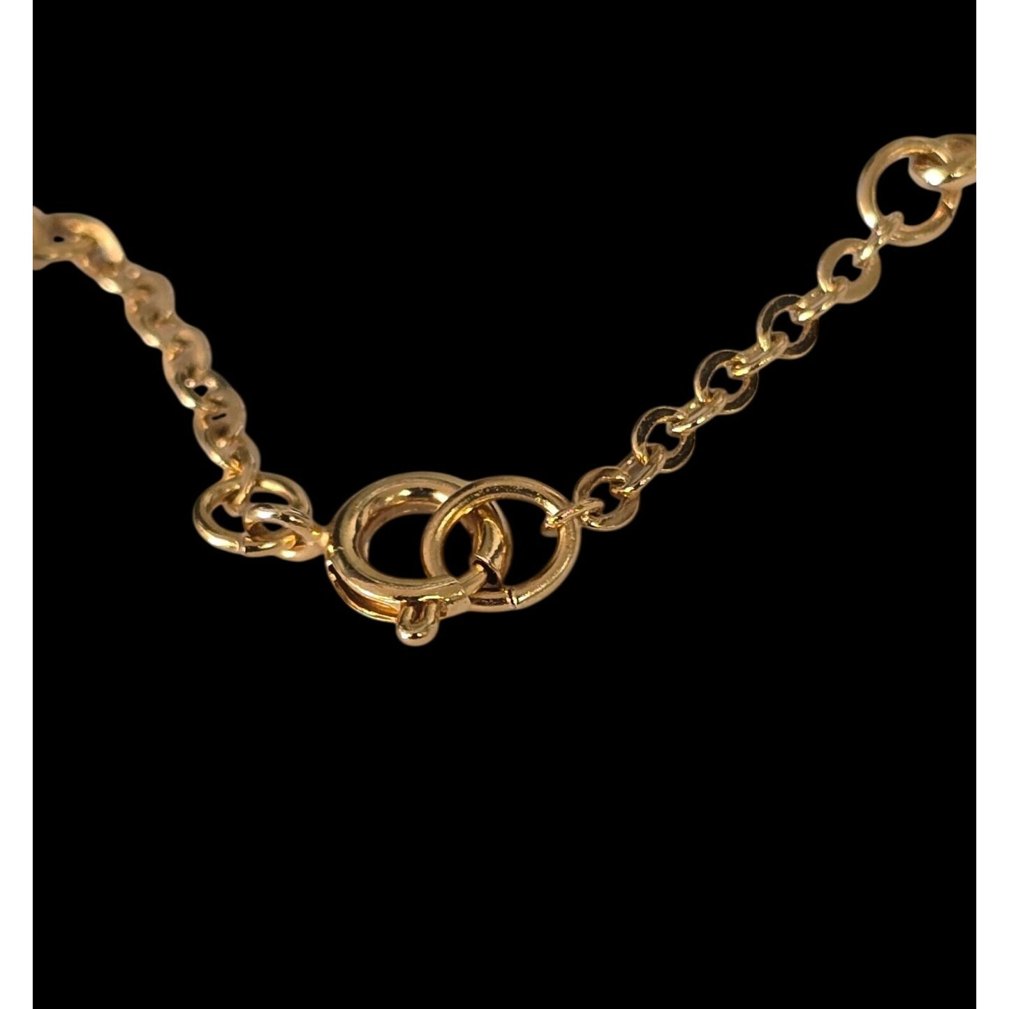 Delicate Facets Bracelet Small By Avon 1988 Gold-Tone Chain With Clear Crystal Accents