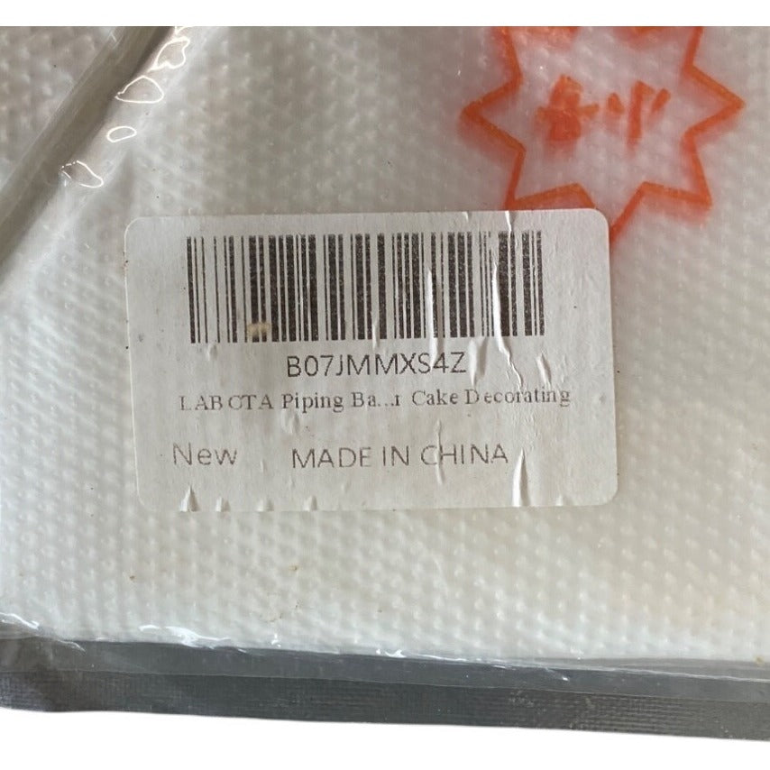 200 pcs Plastic Pastry Piping Bags