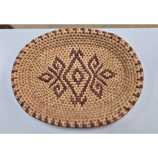 Large Basket Oval Tray 16"