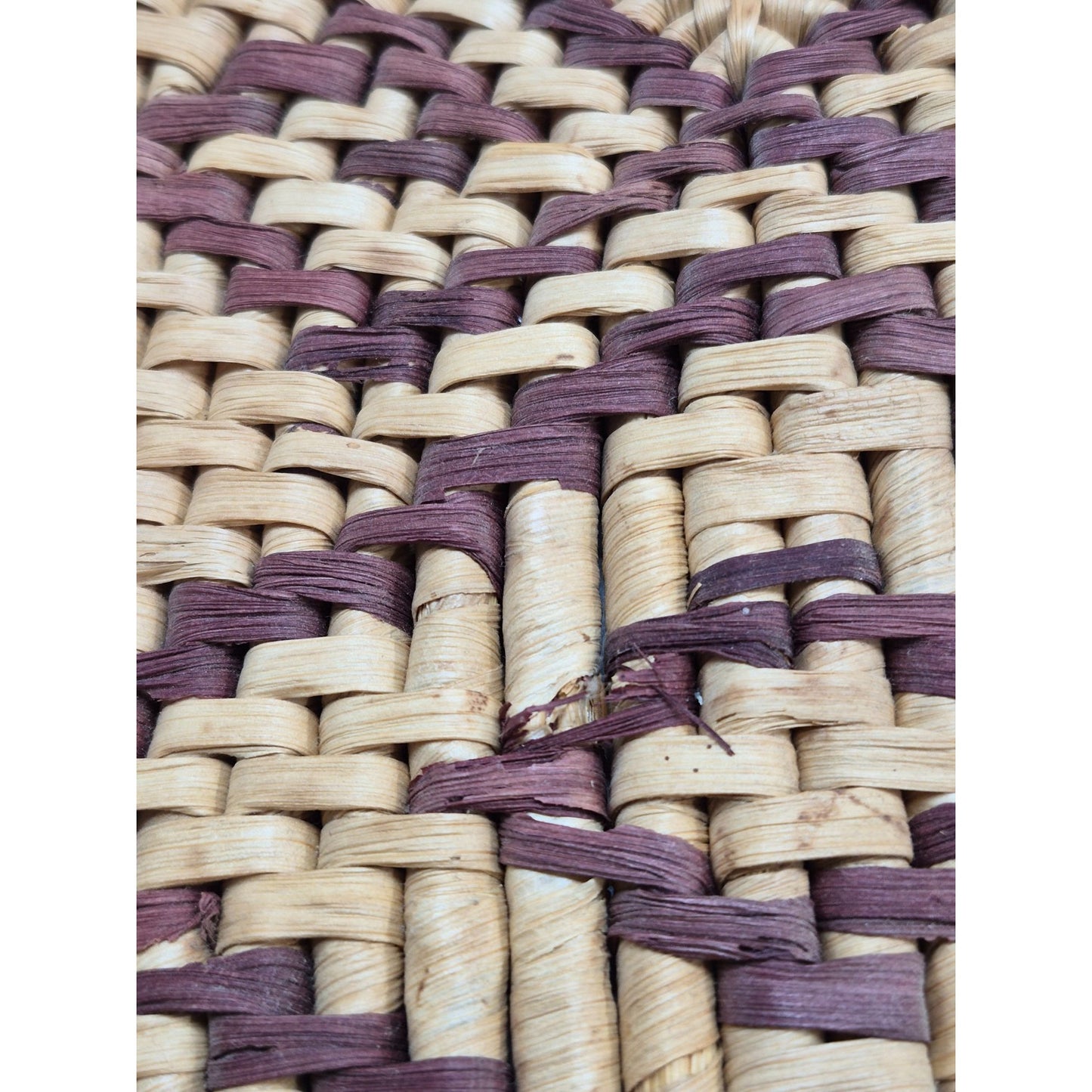 Large Basket Oval Tray 16"