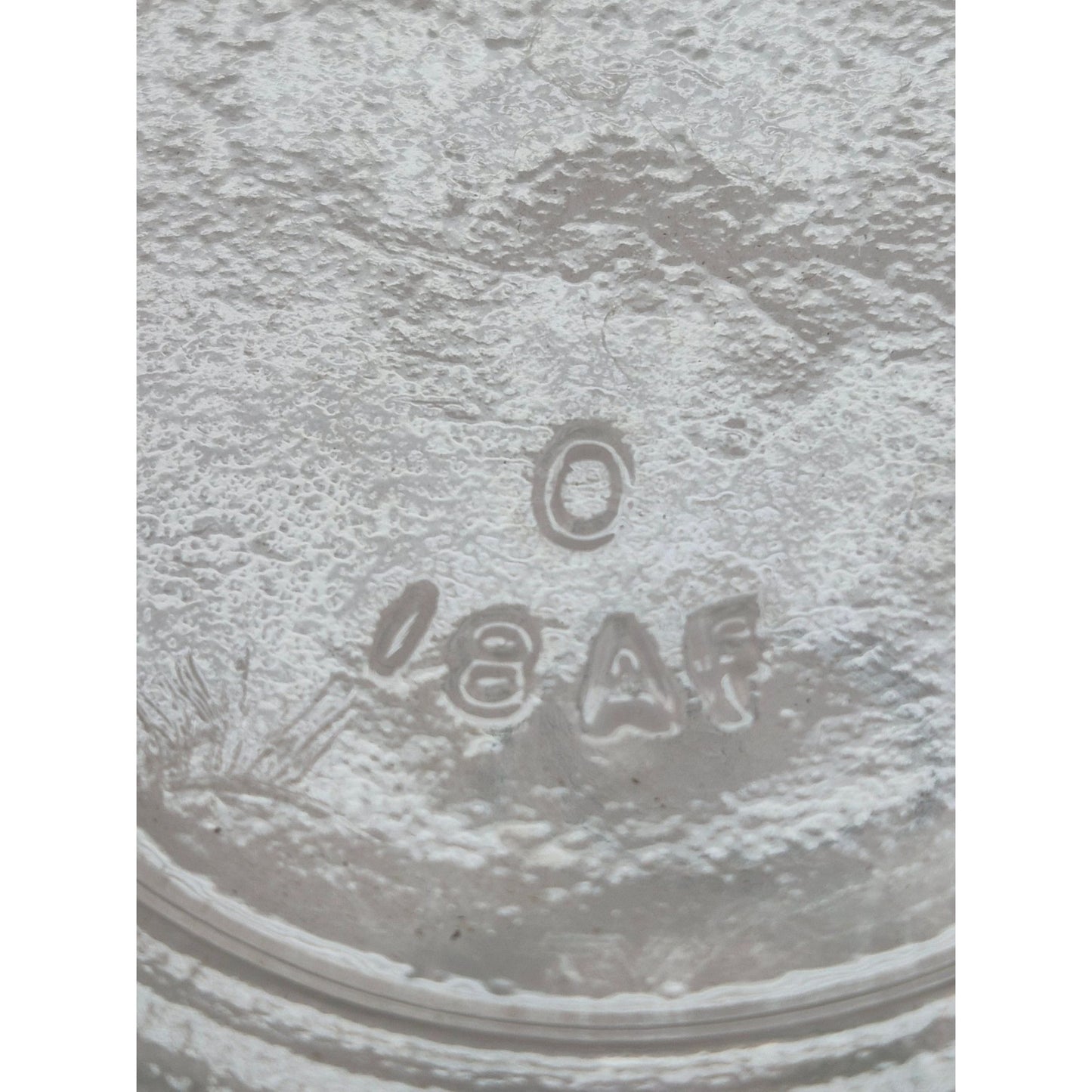Vintage Glass Milk Bottle Carafe With Embossed "Since 1857" Logo