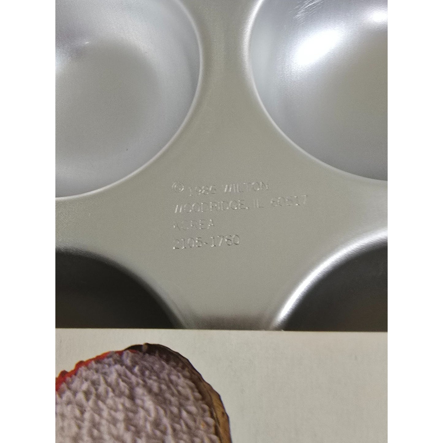 Wilton 1985 Mini Ball Cake Pan 6 Molds 1.5" Deep Aluminum Baking Tool