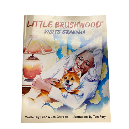 "Little Brushwood Visits Grandma" Childrens Book By Pups Breath Publishing Paperback Illustrated Story By Brian & Jen Garrison