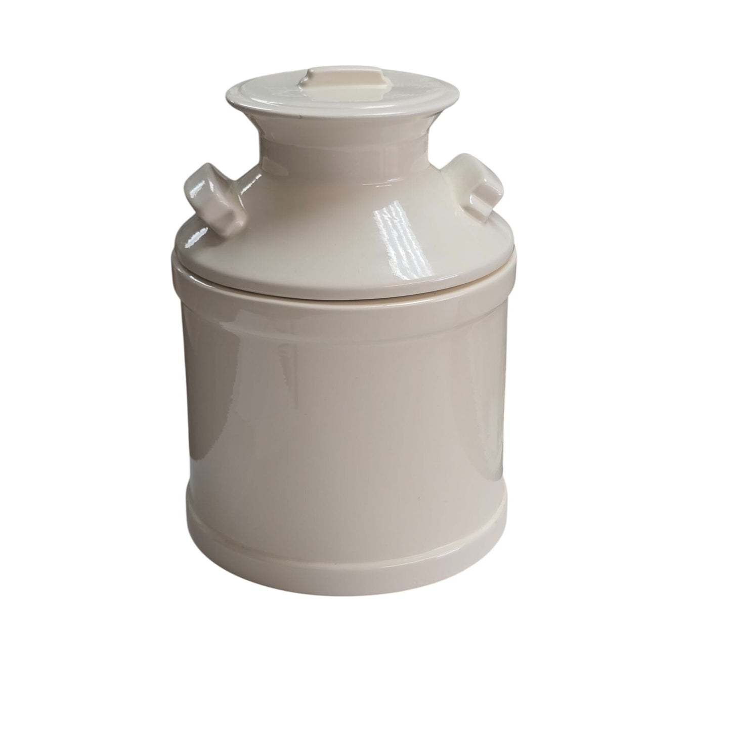 Vintage Dairy Farm Cow Milk Can Canister Cookie Jar