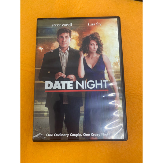 "Date Night" DVD Comedy Movie Starring Steve Carell & Tina Fey