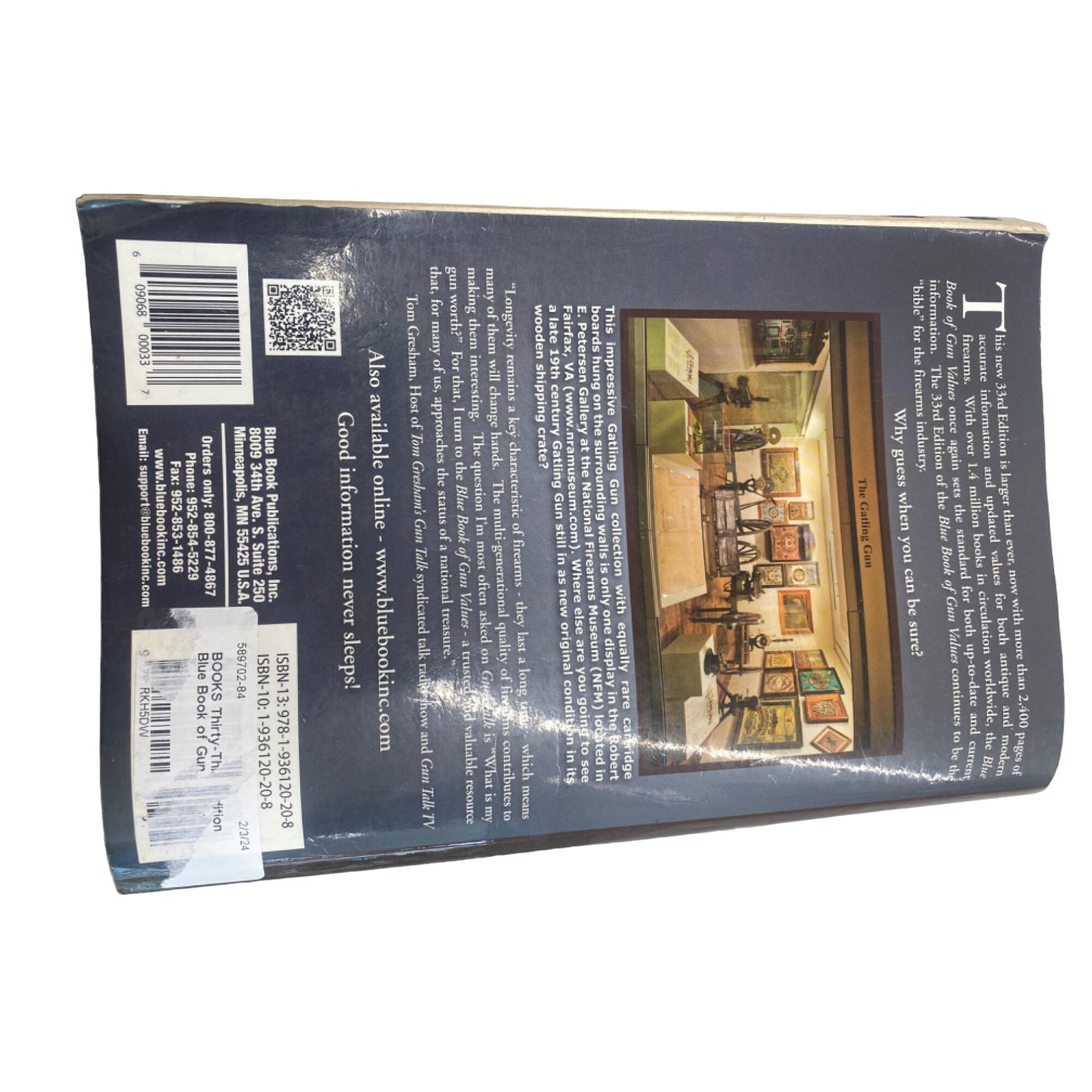 Blue Book Of Gun Values 33rd Edition By S.P. Fjestad Hardcover Reference Guide