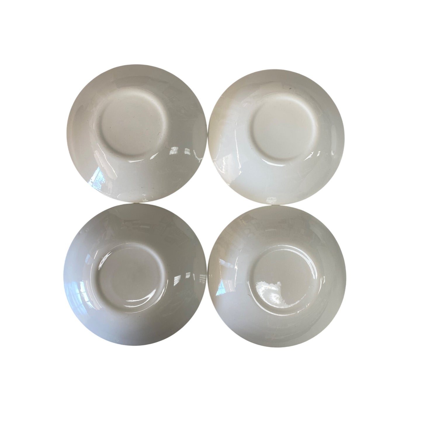 1 Large Bowl 4 Smaller Bowl 1 Small Plate Silver Trim
