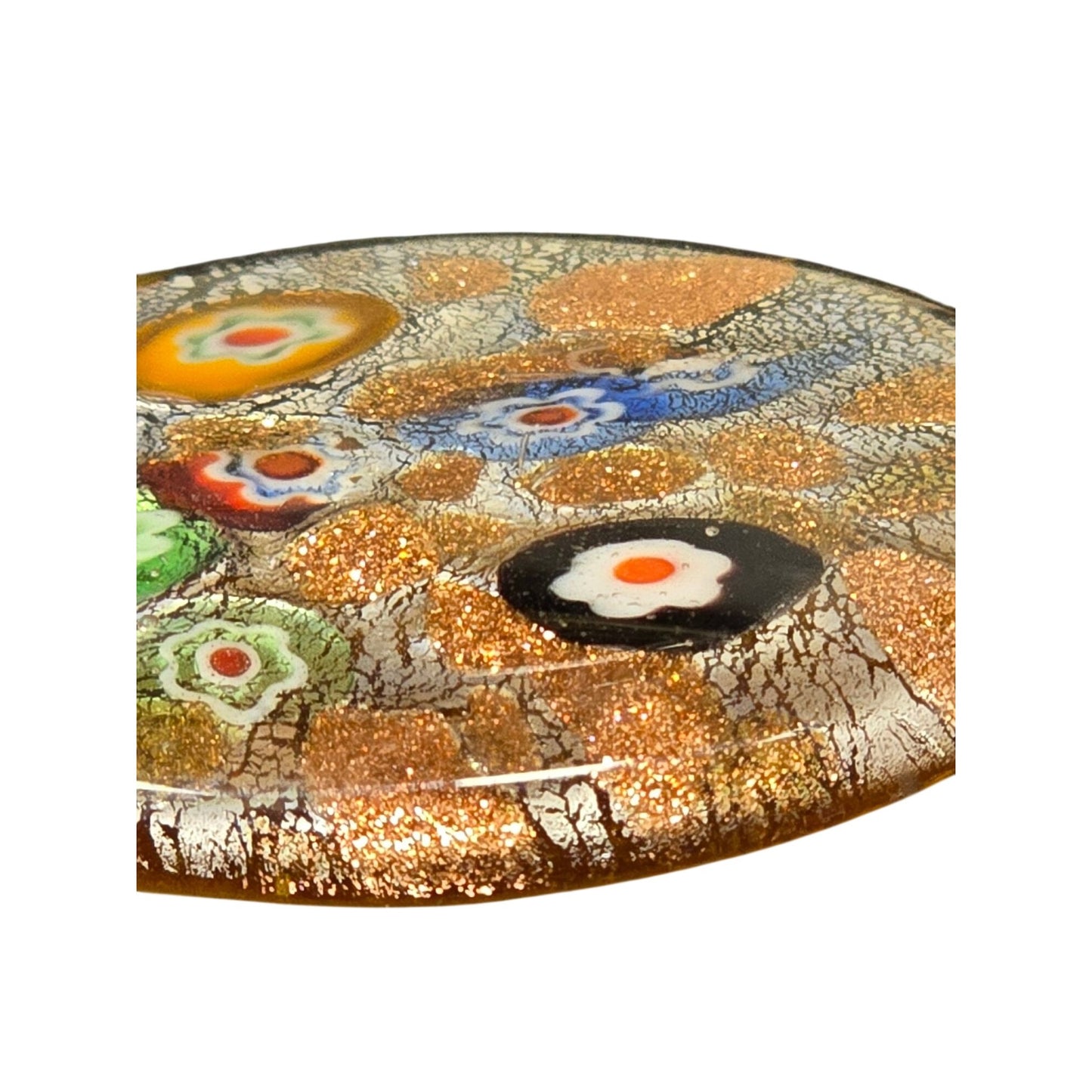 Millefiori Art Glass Pendant