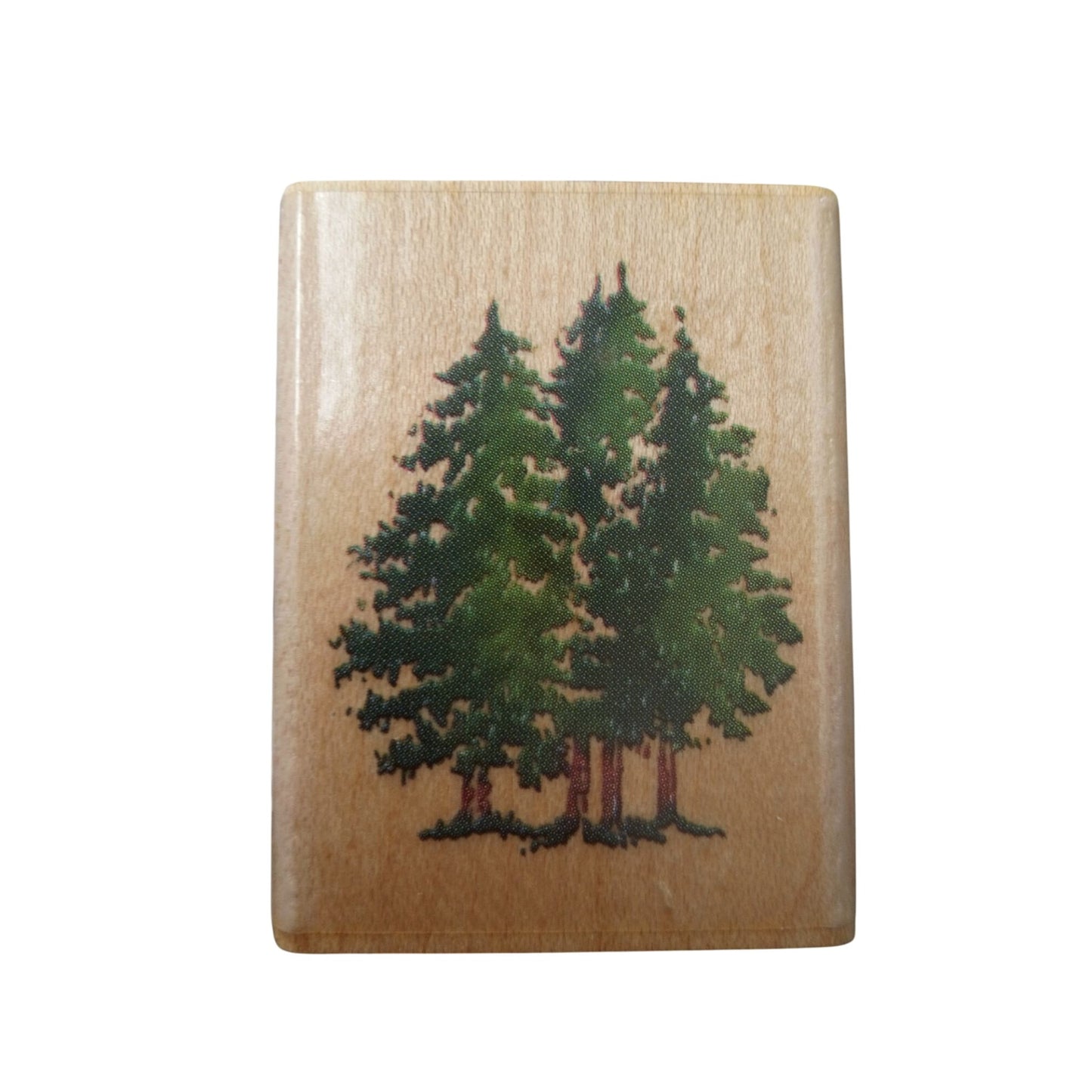 Rubber Stamp Basket Leaf