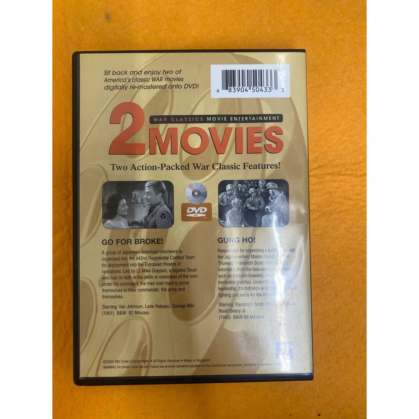 Go For Broke & Gung Ho DVD Double Feature