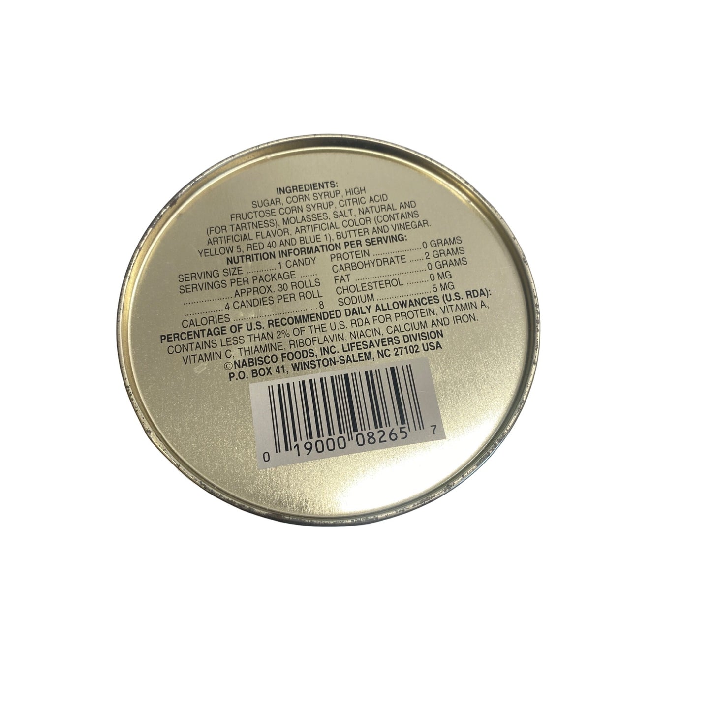 Life Savers Holiday 1993 Collectible Tin