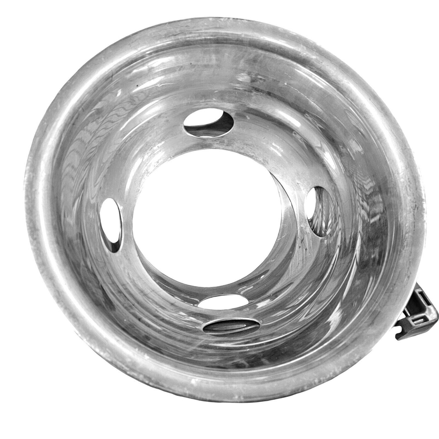 1994-2002 Dodge Rear Hubcaps (2) Polished Aluminum Truck Hub Caps - Set 2