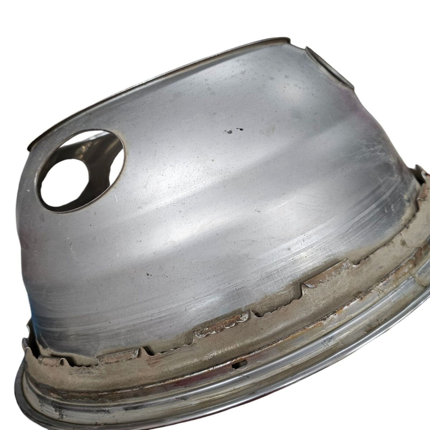 1994-2002 Dodge Rear Hubcaps (2) Polished Aluminum Truck Hub Caps - Set 2