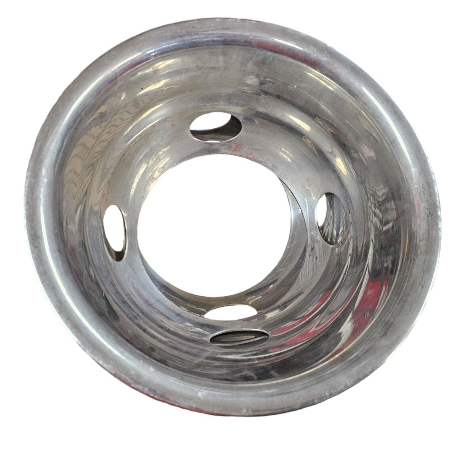 1994-2002 Dodge Rear Hubcaps (2) Polished Aluminum Truck Hub Caps - Set 2