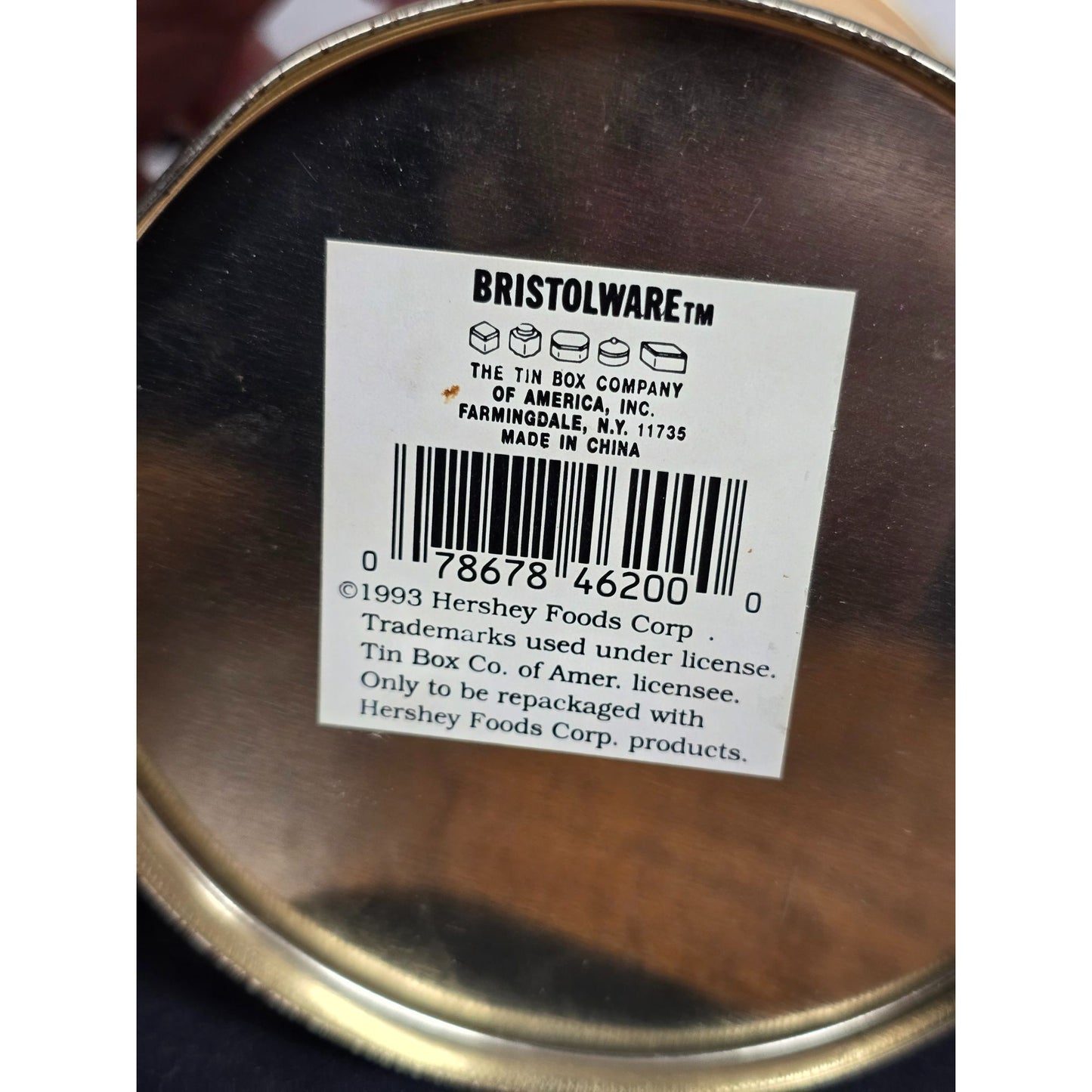 1993 Hershey's Tin Can