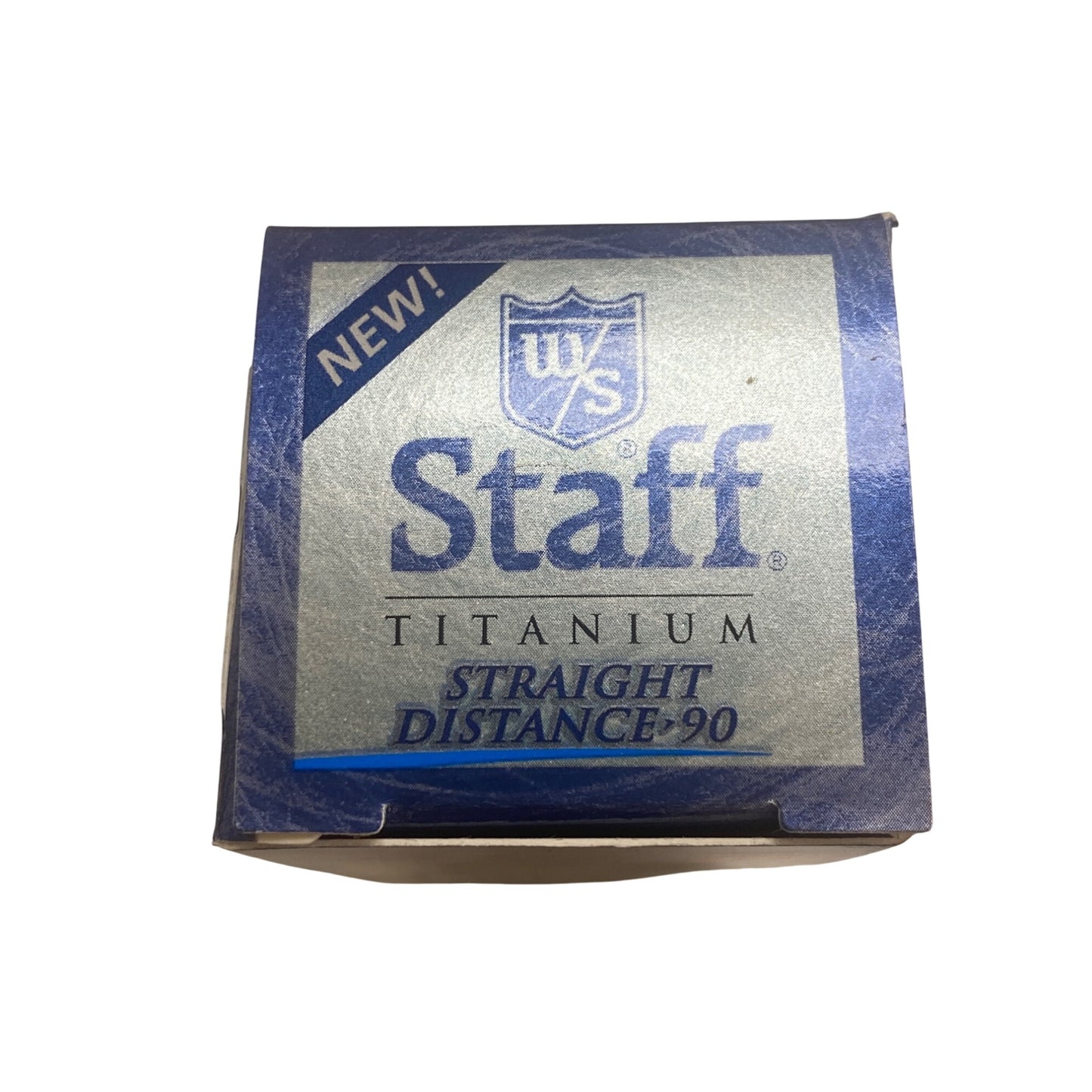 Wilson Staff Titanium Straight Distance 90 Golf Balls For Maximum Distance & Control - New In Box