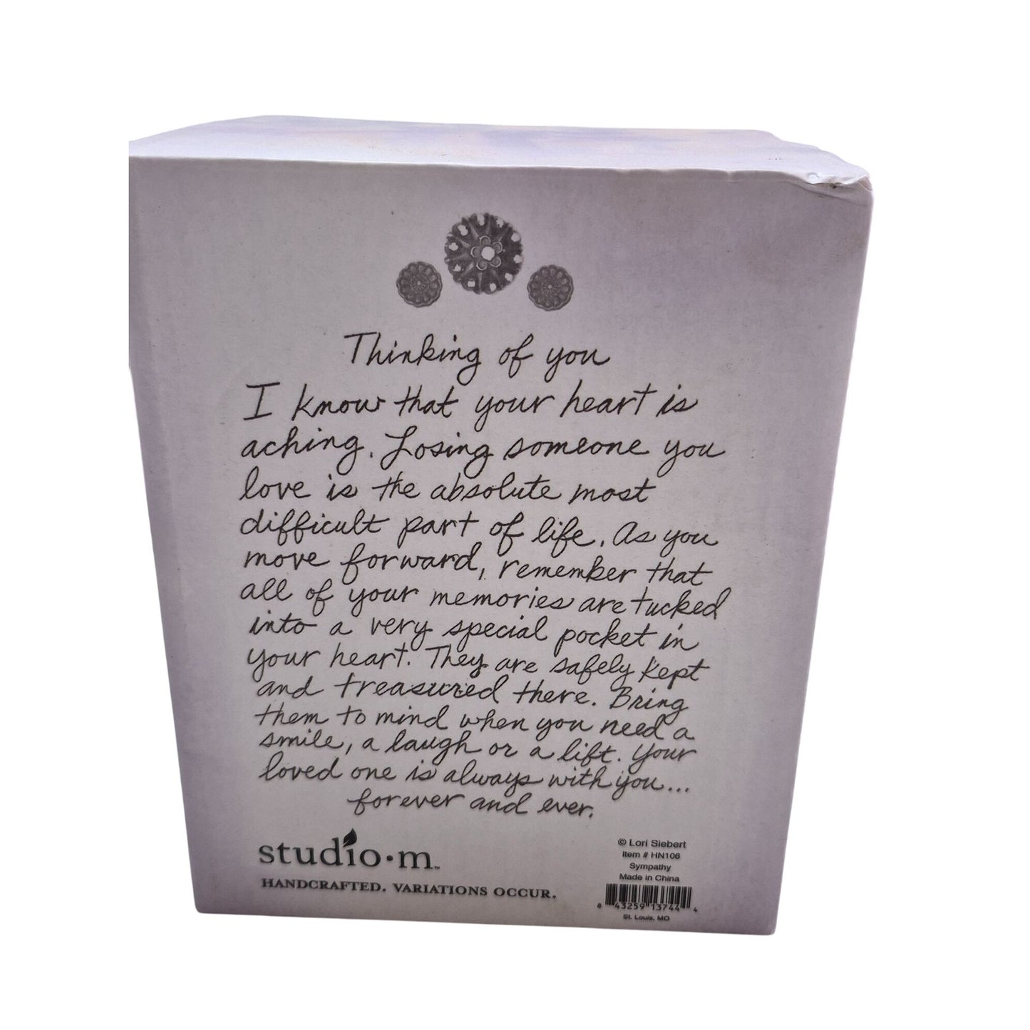 Taylor Creek Sympathy Bell Heart & Notes By Lori Siebert