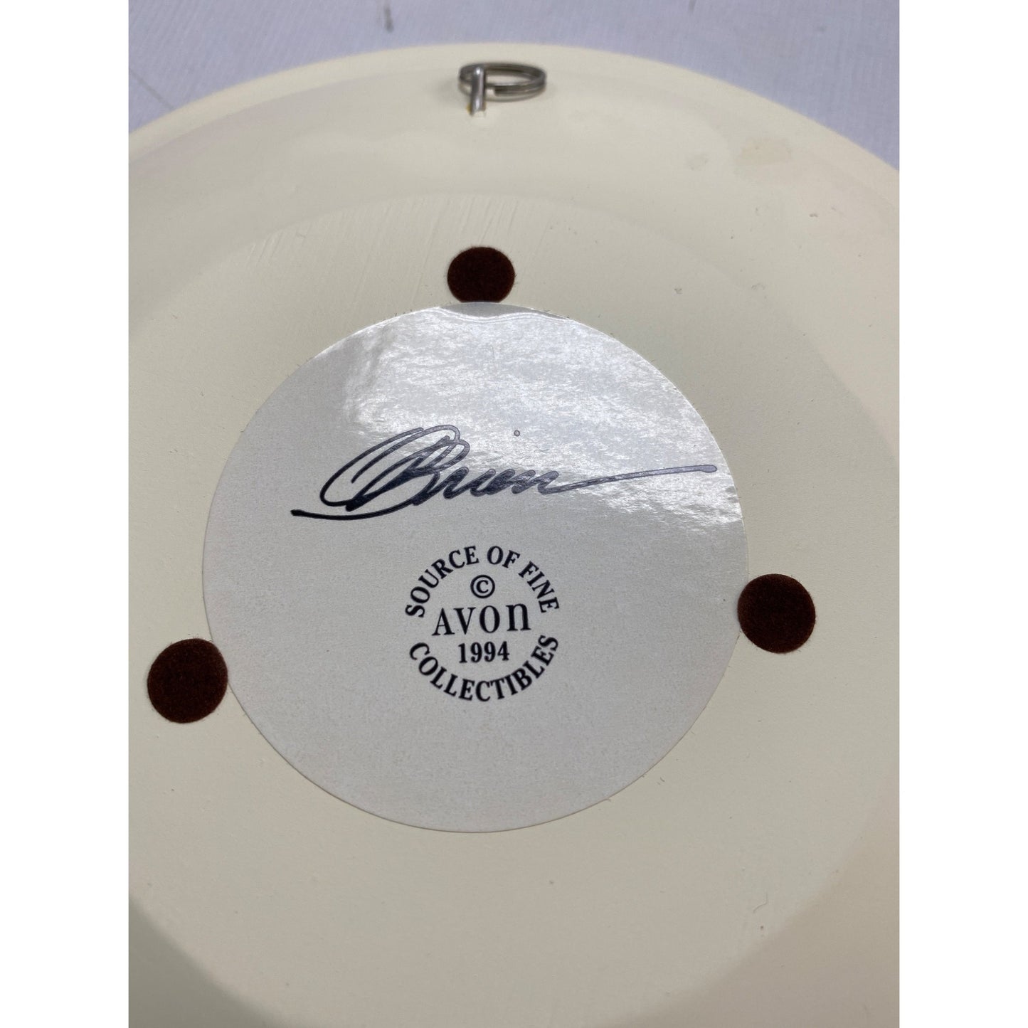 Decorative Avon 1994 Collectible Plate With Floral & Bird