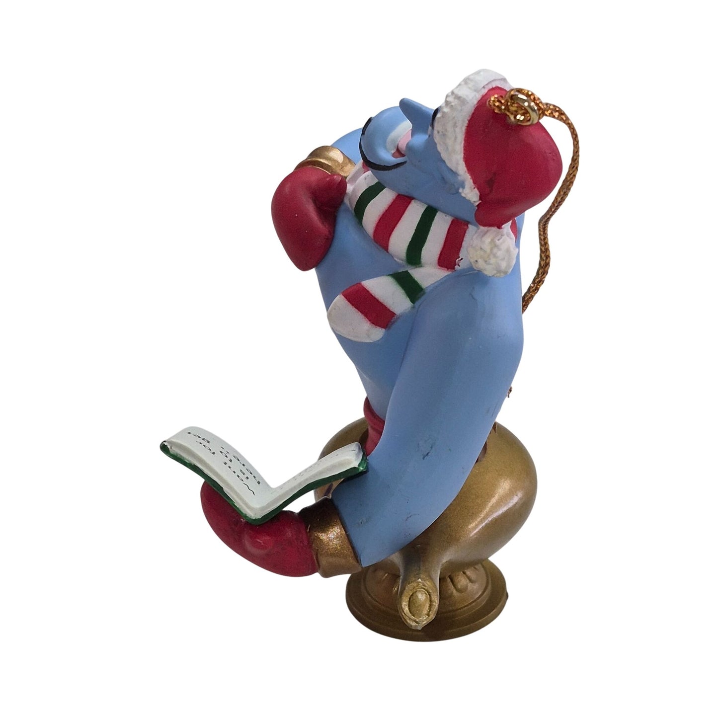 Disney Aladdin Genie Christmas Ornament Holding Book
