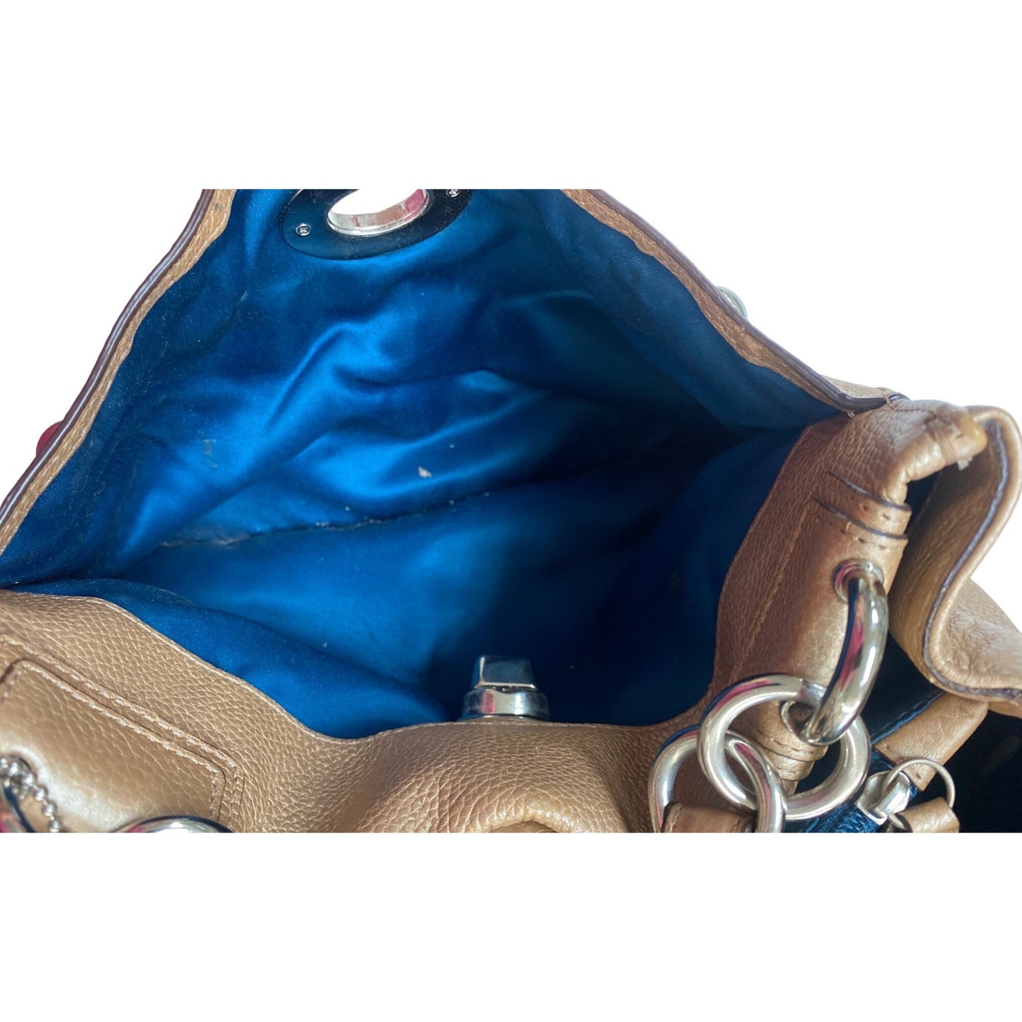 Coach Metallic Gold Leather coach Bag