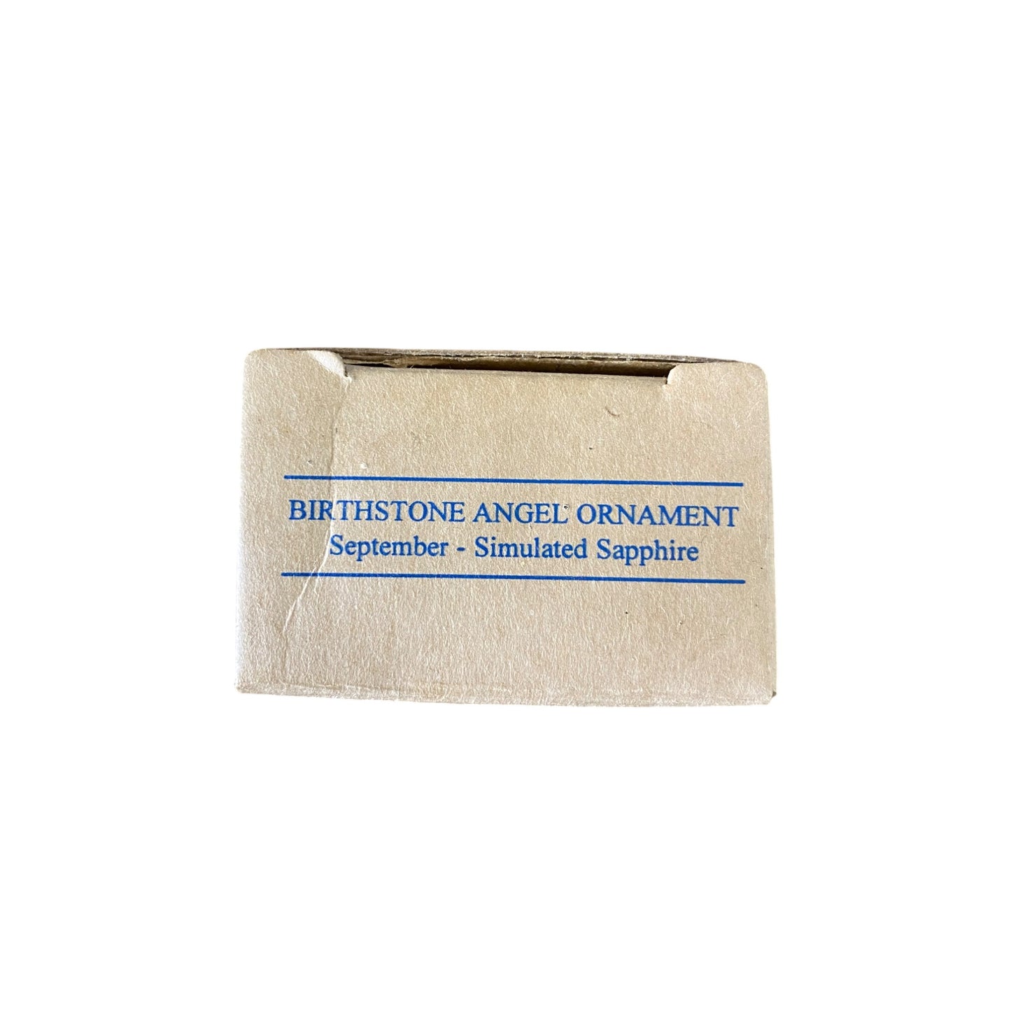 1995 Avon Birthstone Angel Ornament September Simulated Sapphire Blue Gift Collection