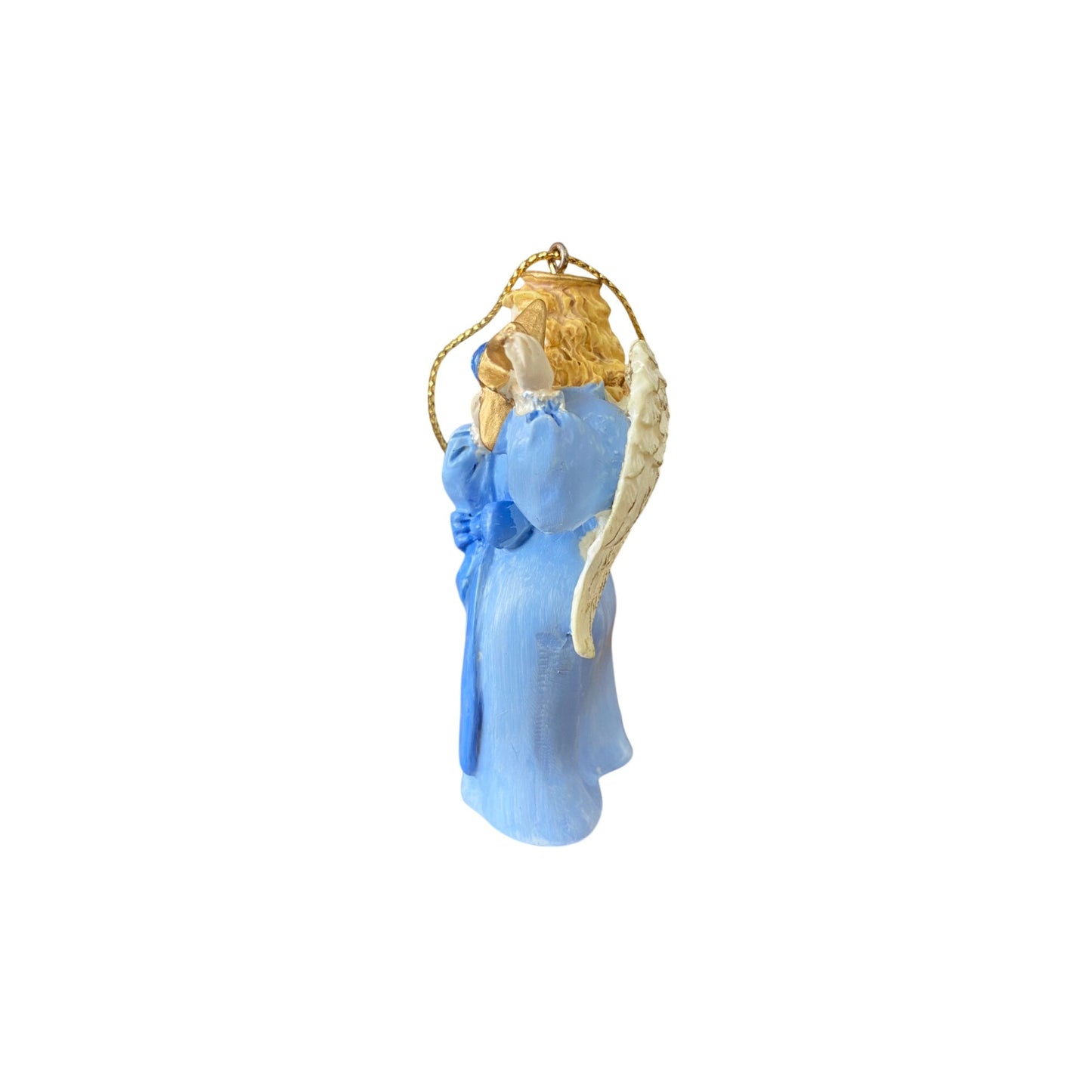 1995 Avon Birthstone Angel Ornament September Simulated Sapphire Blue Gift Collection