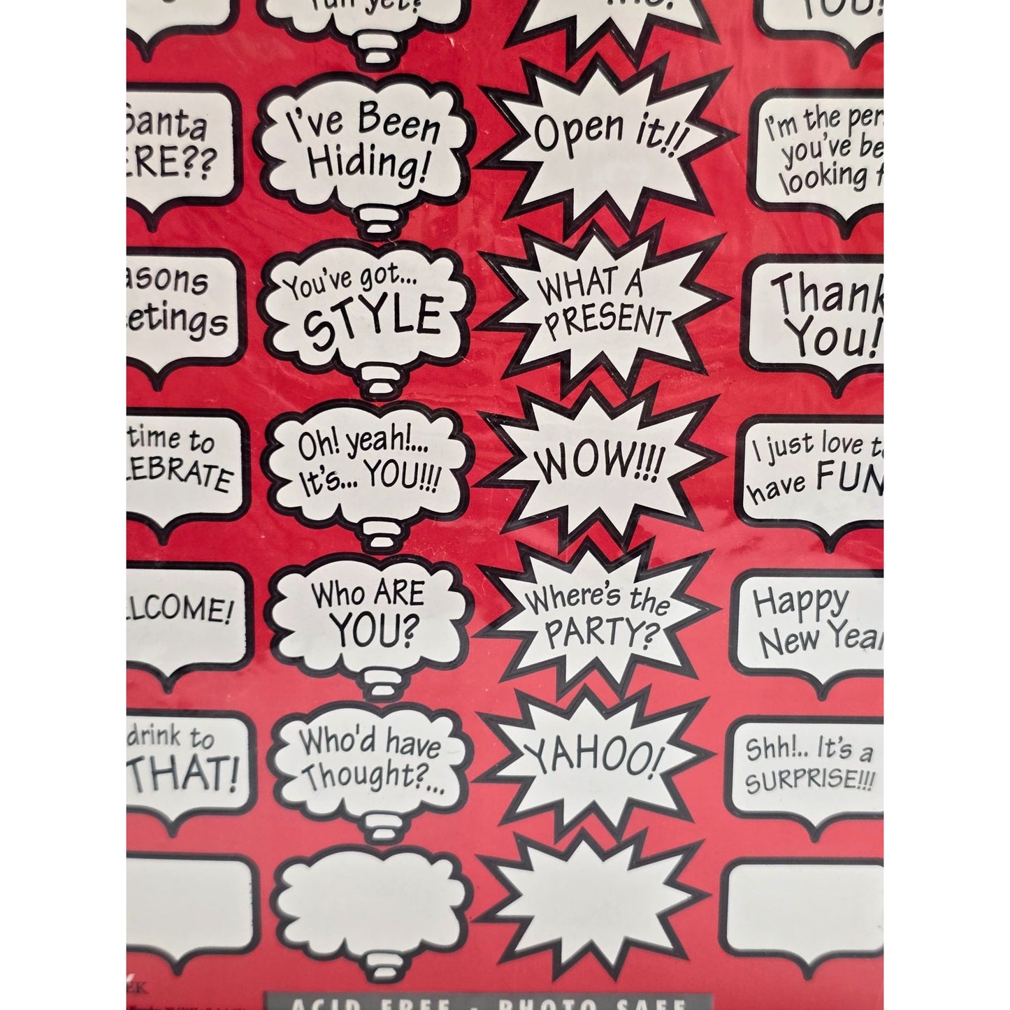 Humor 56 Scrapbook Stickers