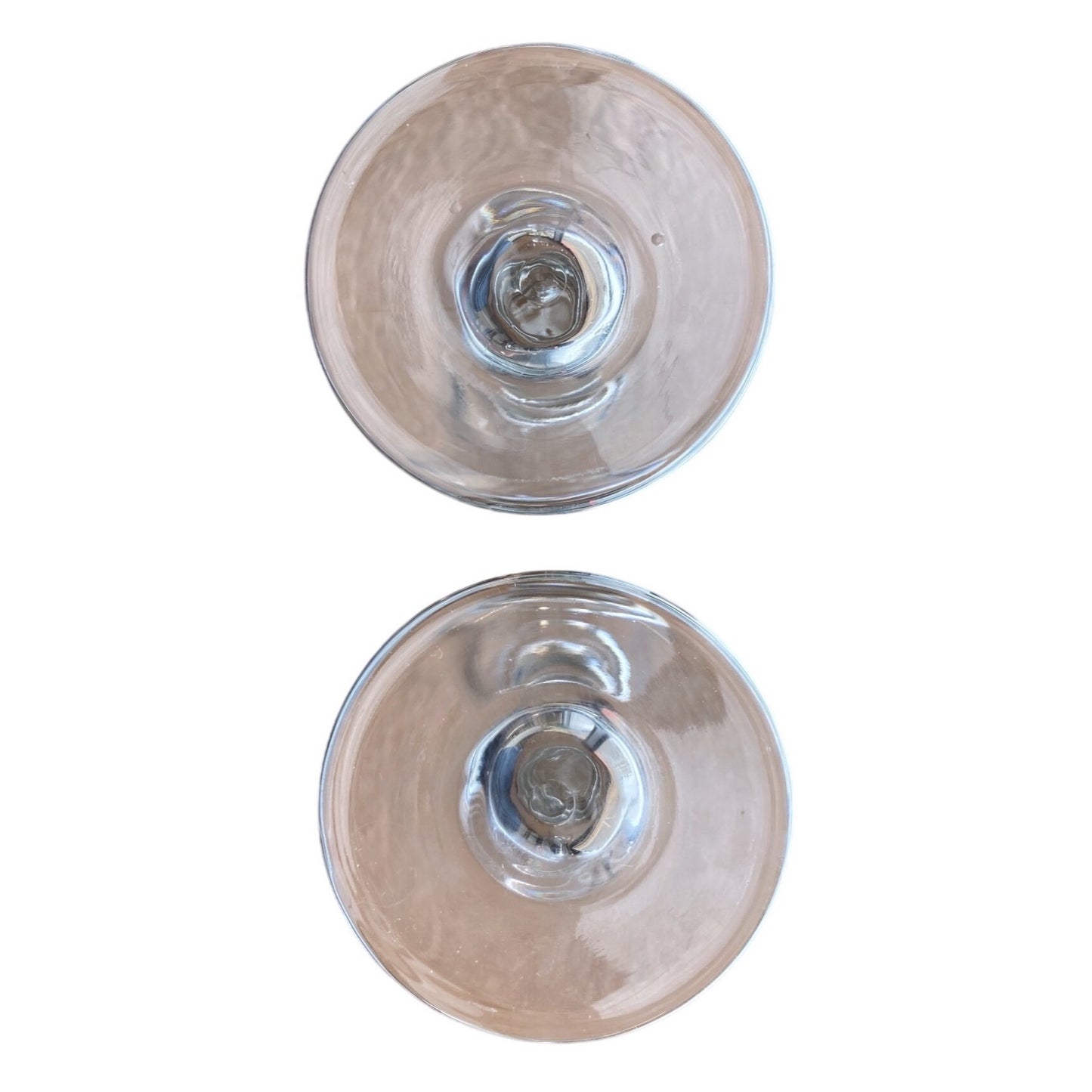 Set Of 2 Elegant Clear Glass 8 Champagne Flutes For Celebrations & Special Occasions