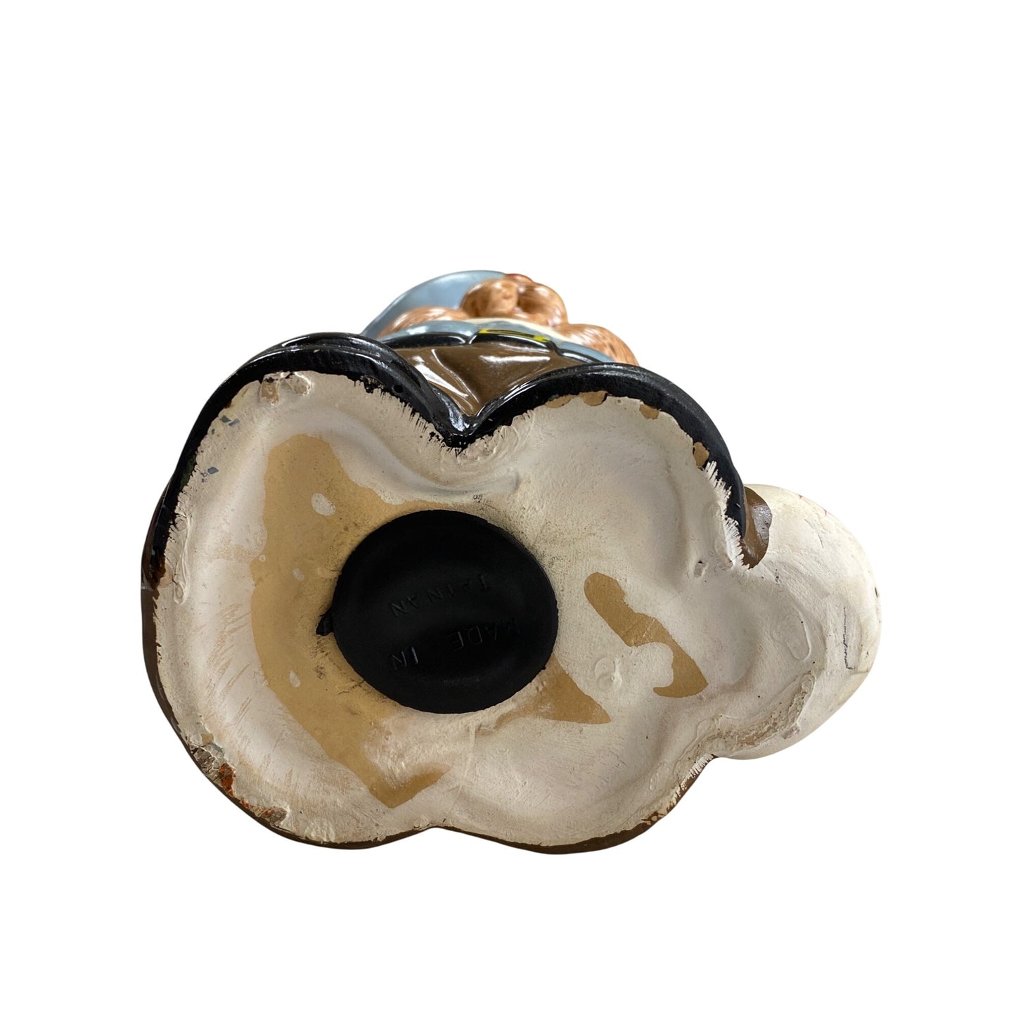 Vintage Ceramic Bandit Bear Piggy Bank