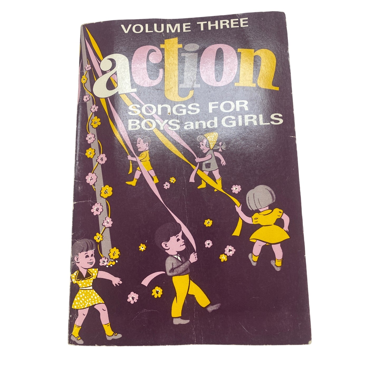 Vintage "Action" Songs For Boys & Girls Book Set Singspiration Series