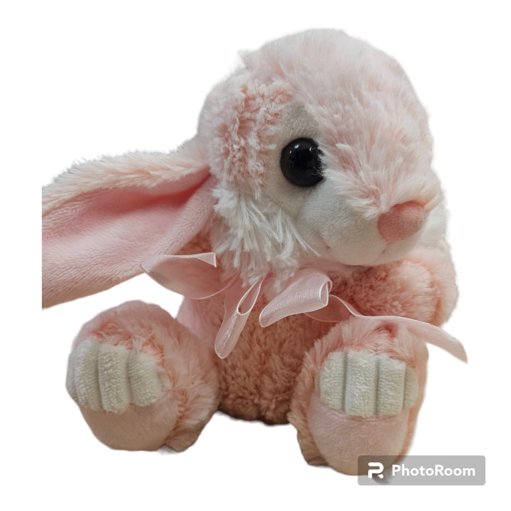 Small Pink Bunny Baby Toy Plush Stuffy Infant Gift