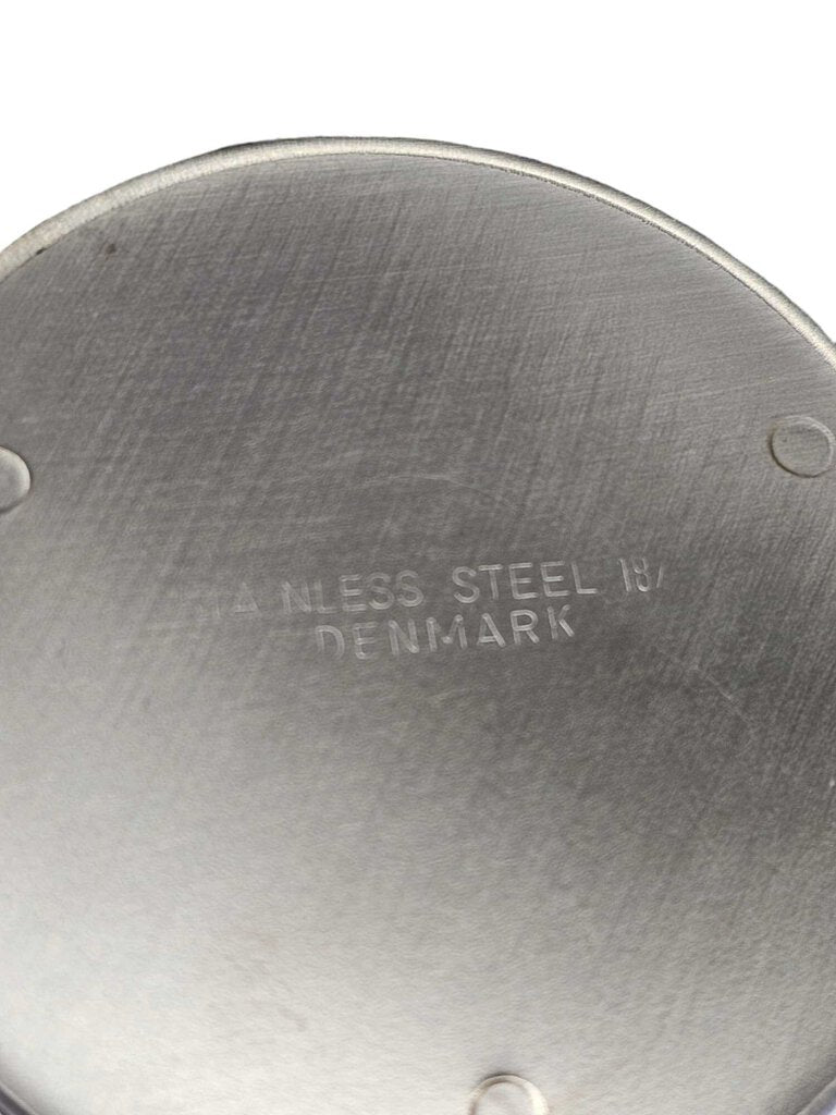 Vintage Denmark Gravy Boat stainless Steel Dish Bowl