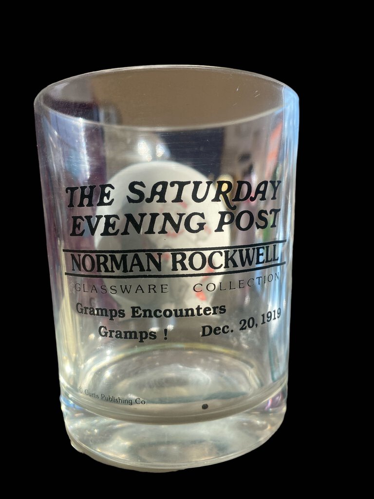 The Saturday Evening Post Norman Rockwell Gramps Encounters Gramps!!