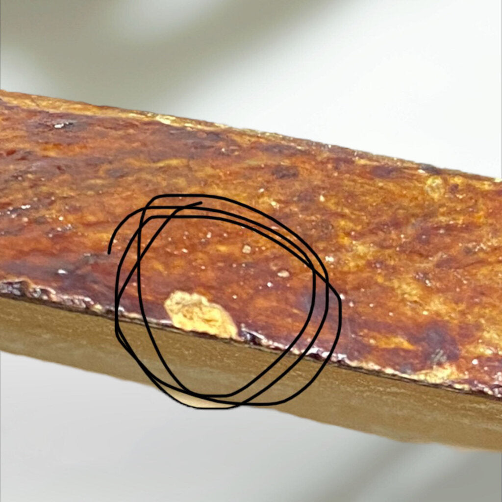 Textured Landscape Painting on Wood 12" Long 4" wide