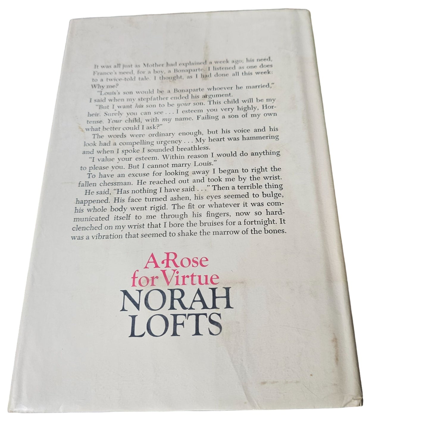A Rose For Virtue By Norah Lofts 1971 First Edition Historical Fiction Novel Hardback