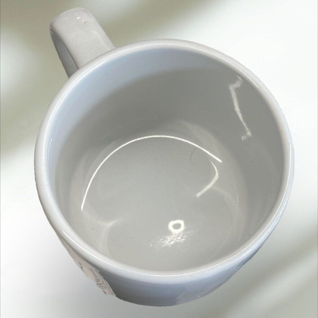 Abstract Hearts Mug Coffee Cup Love White Red