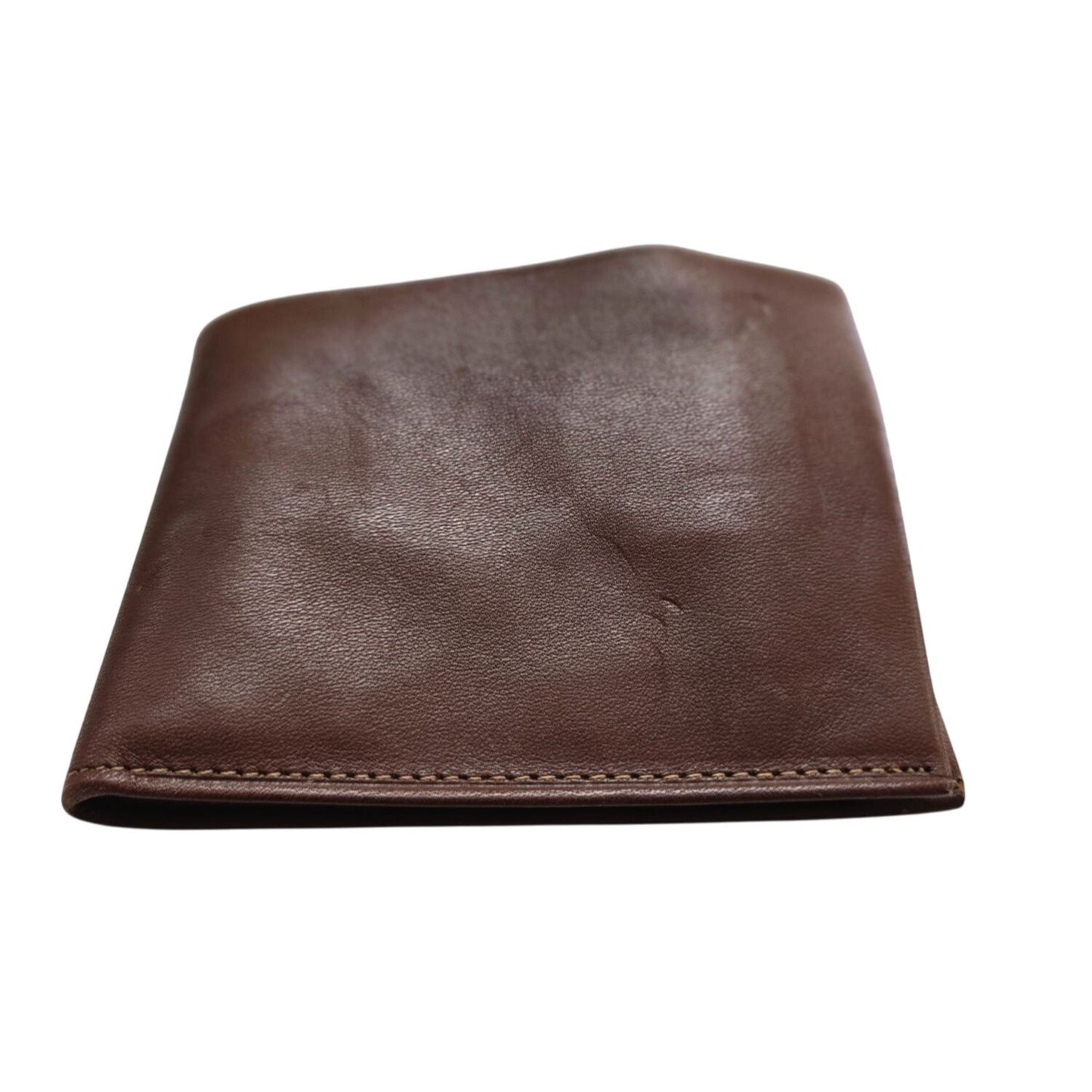 Amity Cowhide Leather Wallet Brown Mens Bifold