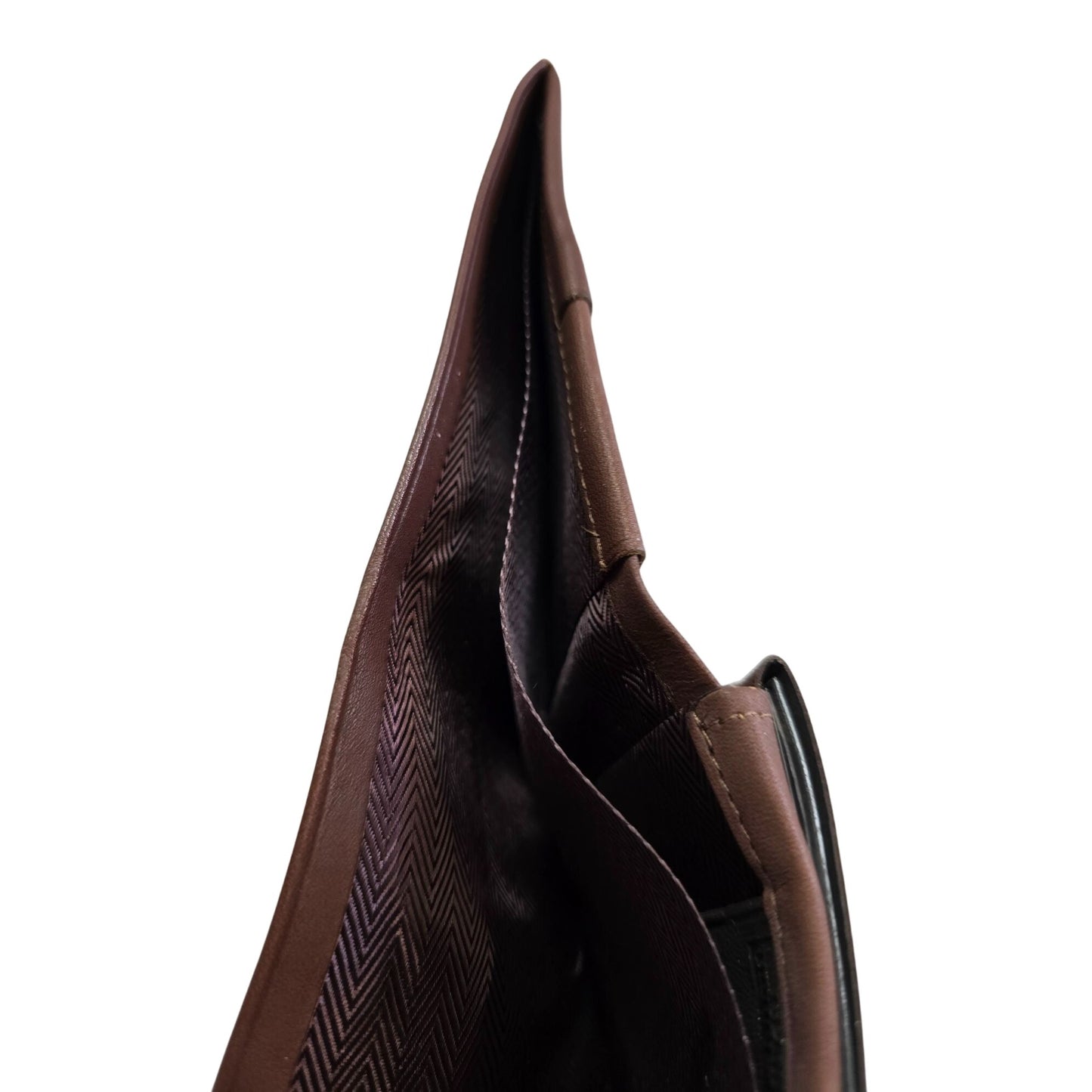 Amity Cowhide Leather Wallet Brown Mens Bifold