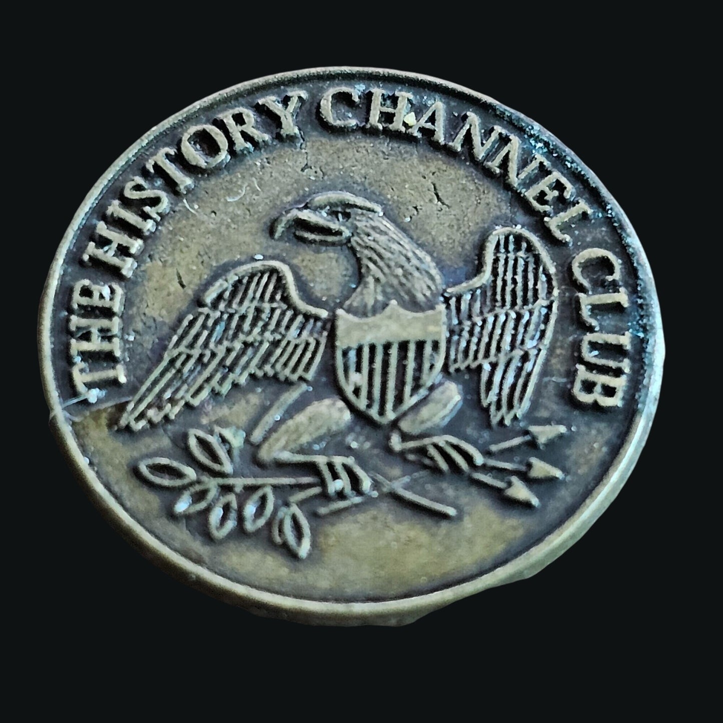 The History Channel Club Commemorative Coin With Eagle & Liberty Bell Design