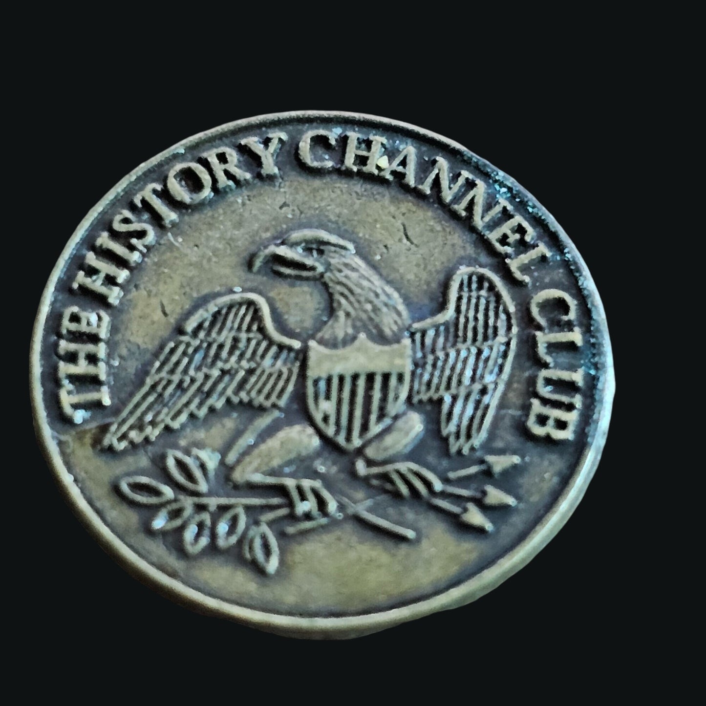 The History Channel Club Commemorative Coin With Eagle & Liberty Bell Design