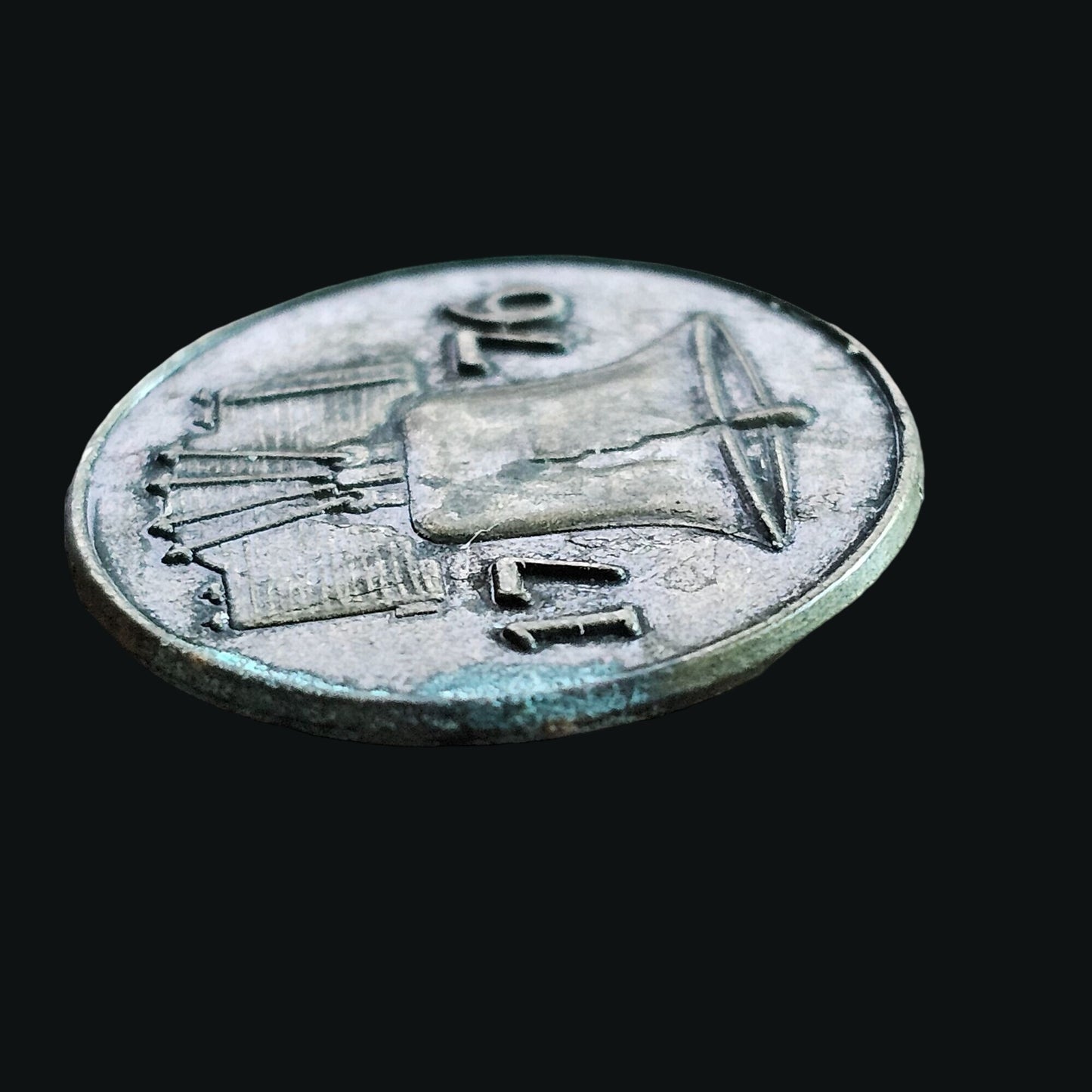 The History Channel Club Commemorative Coin With Eagle & Liberty Bell Design