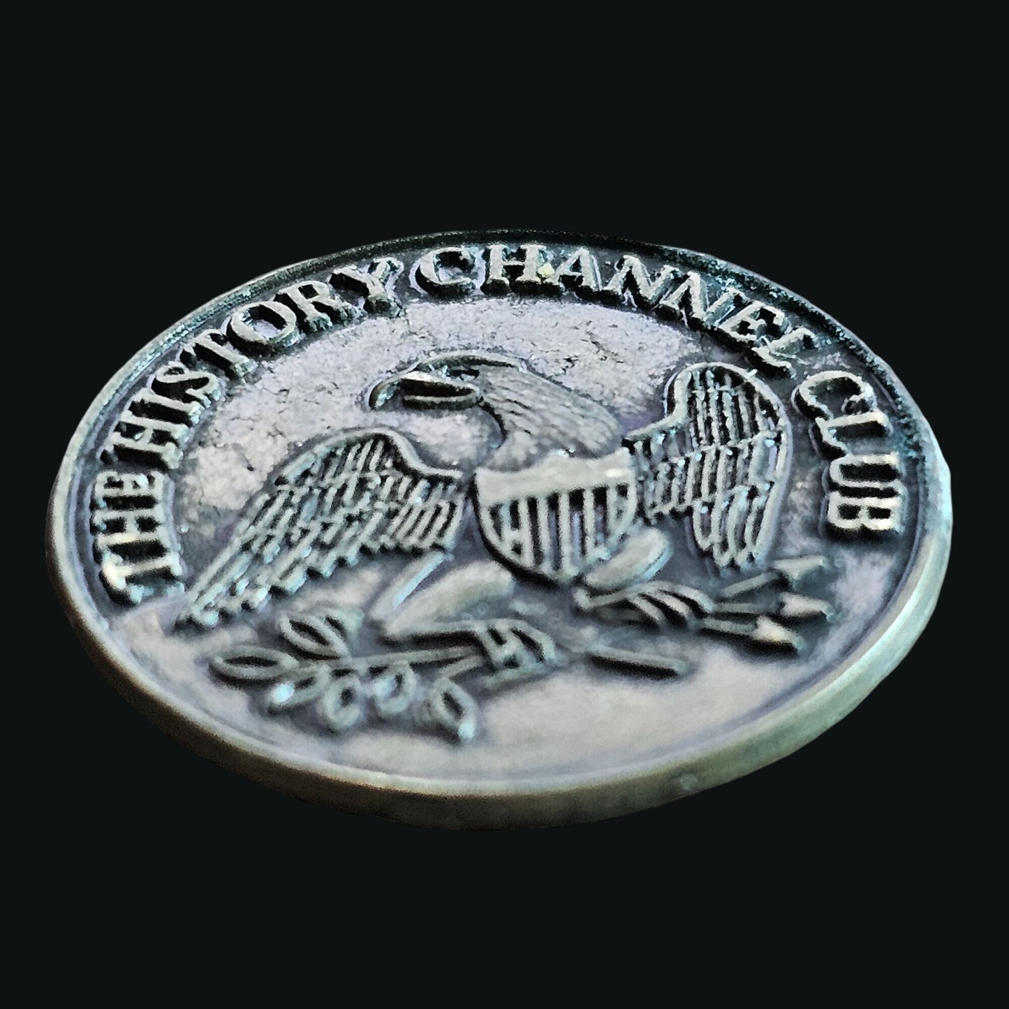 The History Channel Club Commemorative Coin With Eagle & Liberty Bell Design