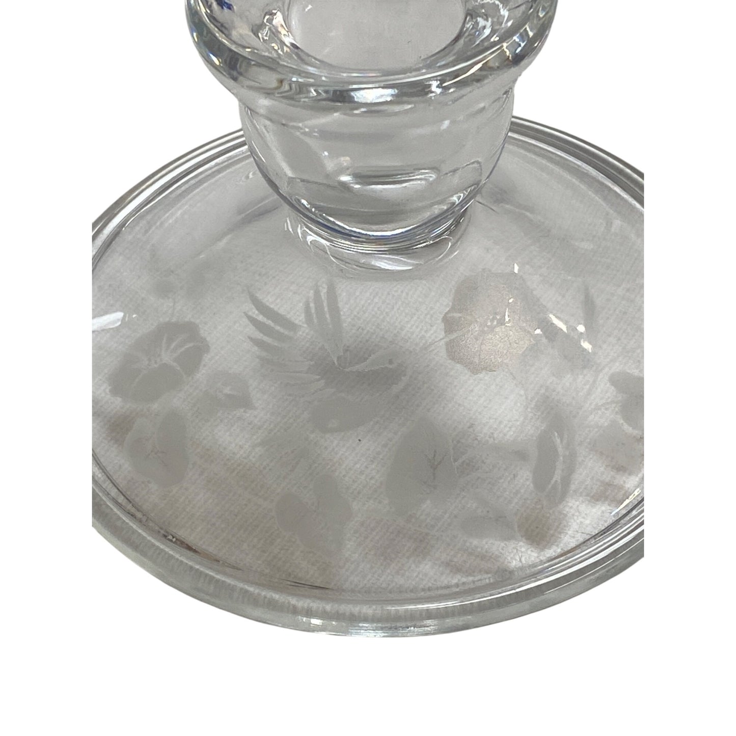 Avon 24% Lead Crystal Candle Holders