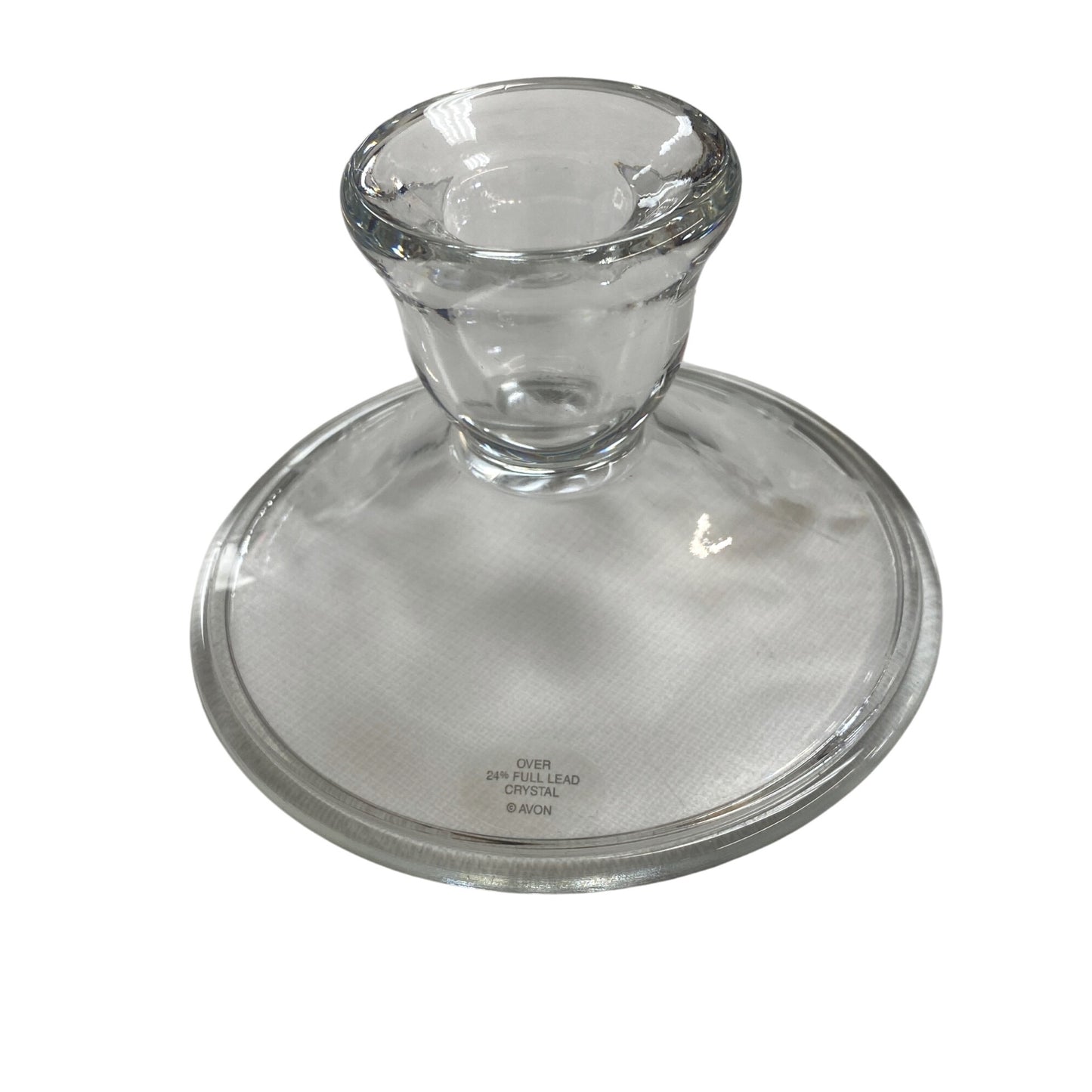 Avon 24% Lead Crystal Candle Holders