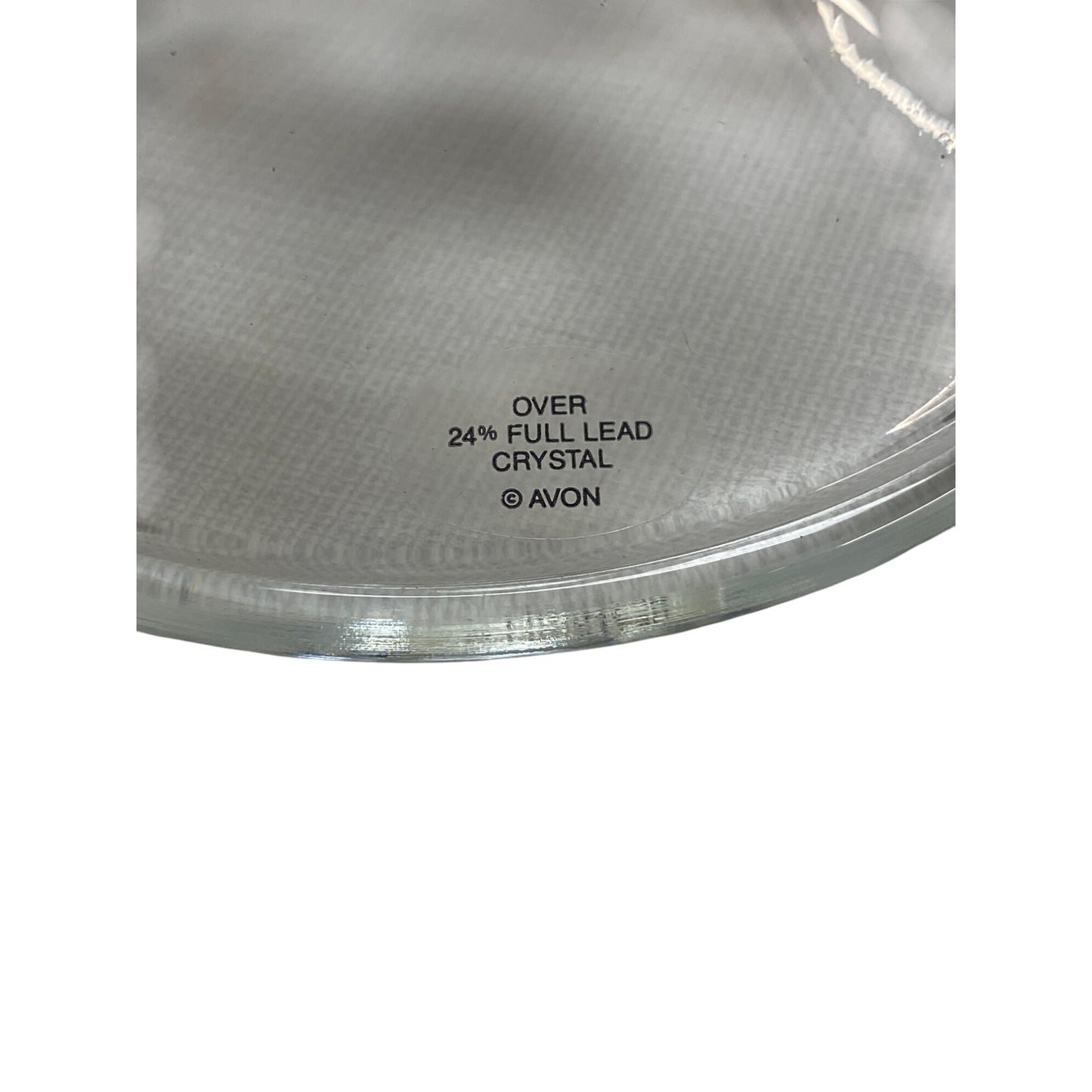 Avon 24% Lead Crystal Candle Holders